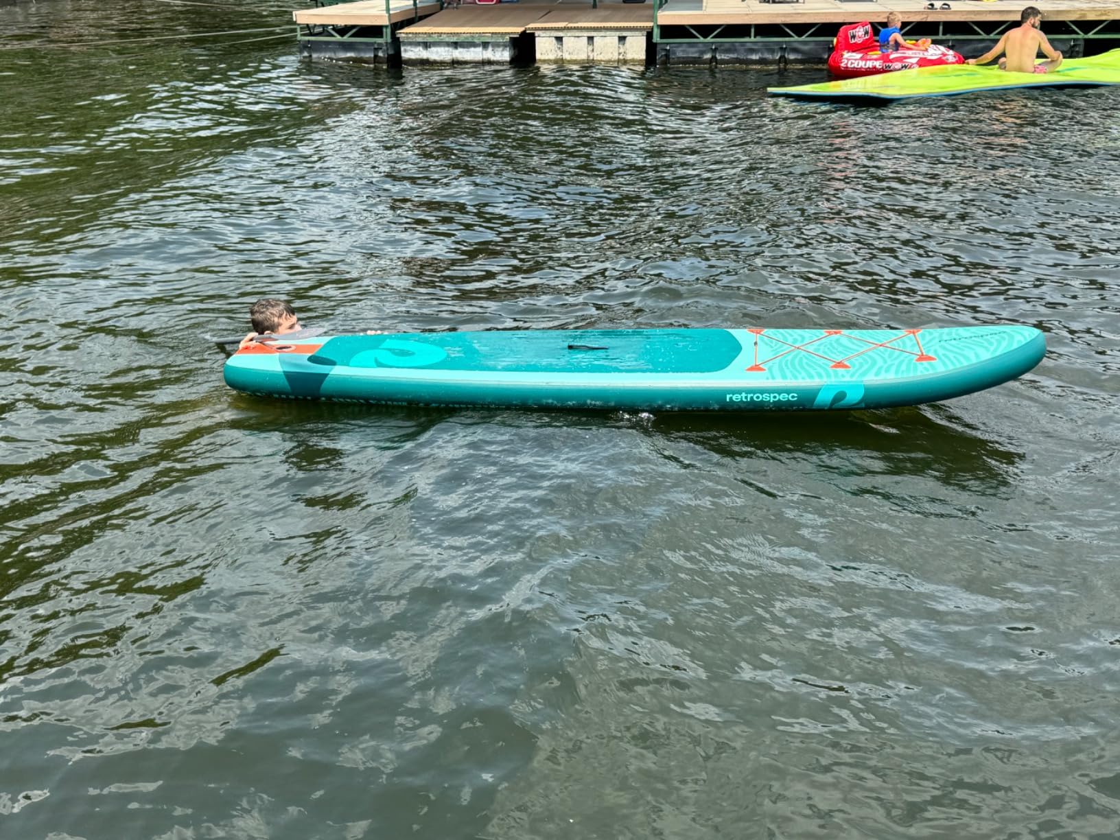 Retrospec Weekender Inflatable Stand Up Paddle Board 10'6