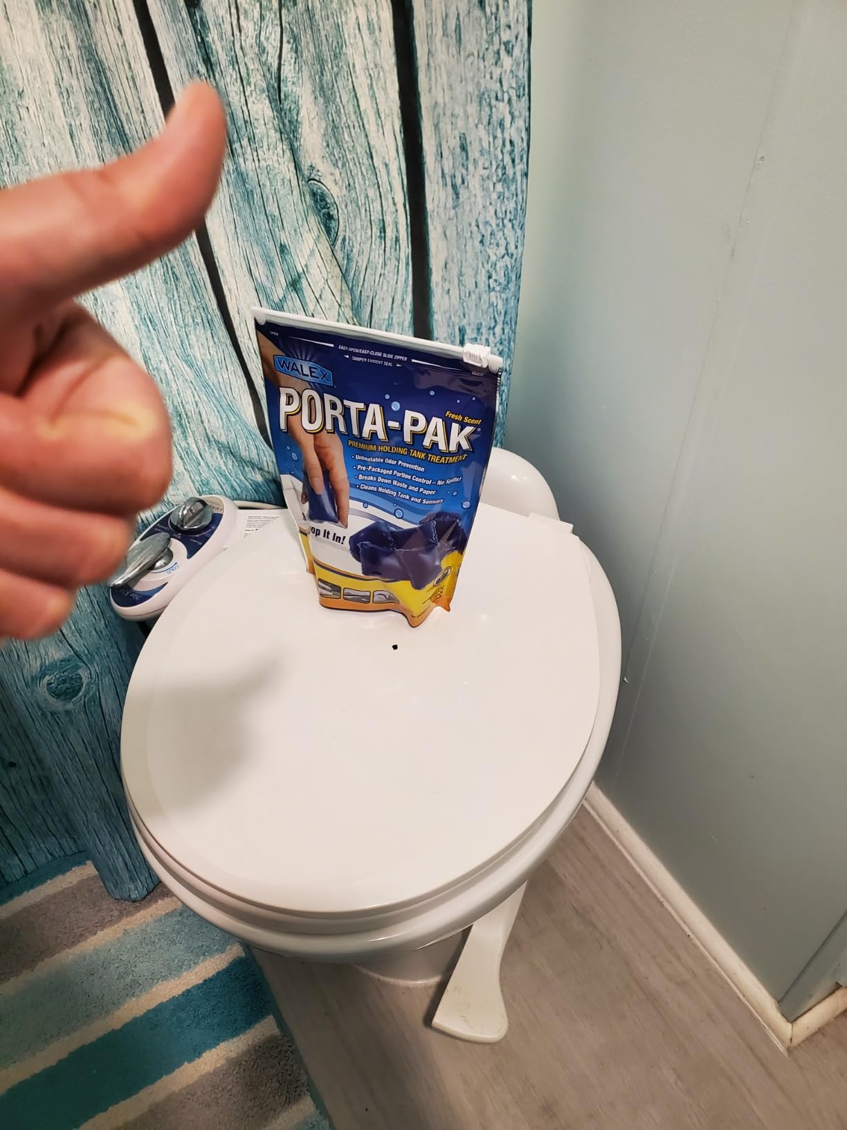 Walex Porta-Pak RV Toilet Treatment Drop-Ins - Fresh Scent, 10-Pack | RV black tank treatment, Controls odors better than any other product on the market, Works in 100F+ heat customer photo 1