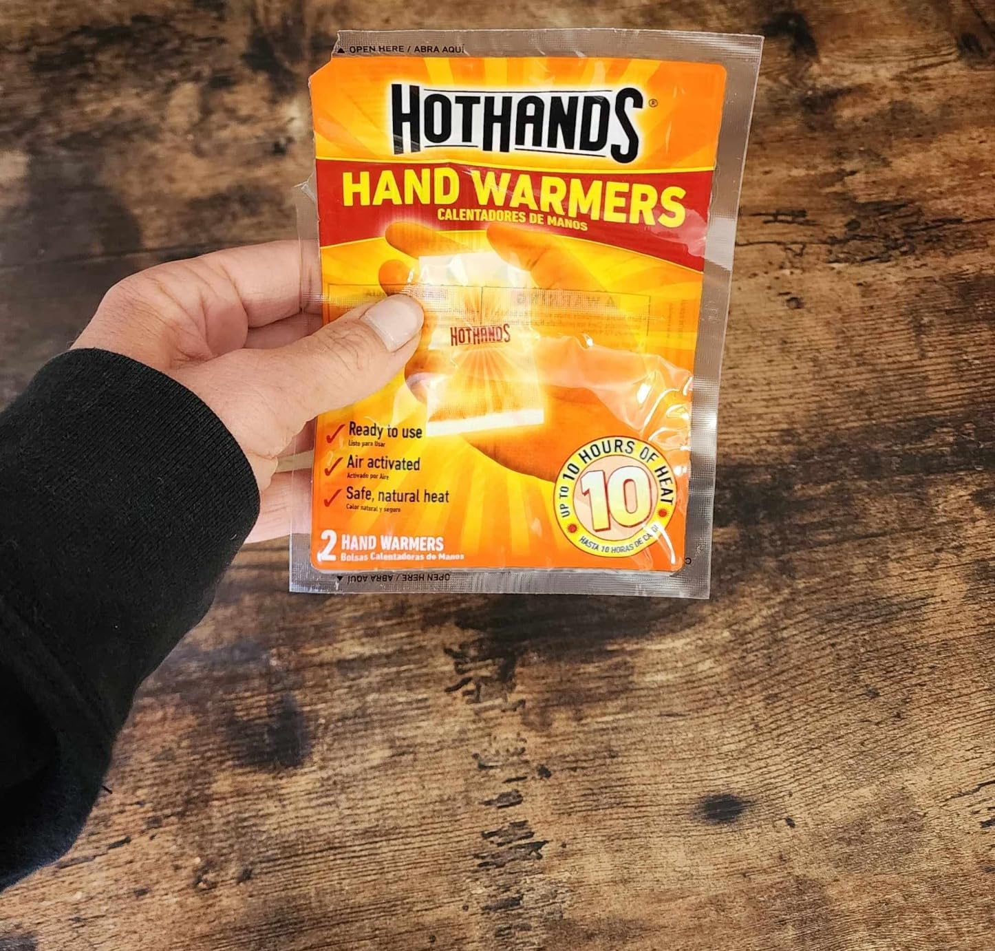 HotHands Hand Warmers - Long Lasting Safe Natural Odorless Air Activated Warmers - Up to 10 Hours of Heat customer photo 2