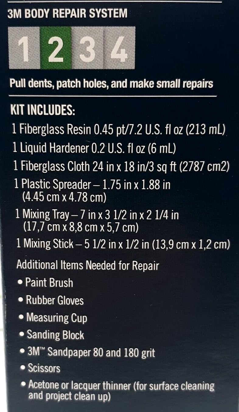Bondo Fiberglass Resin Repair Kit, 00420, 0.45 Pint customer photo 2