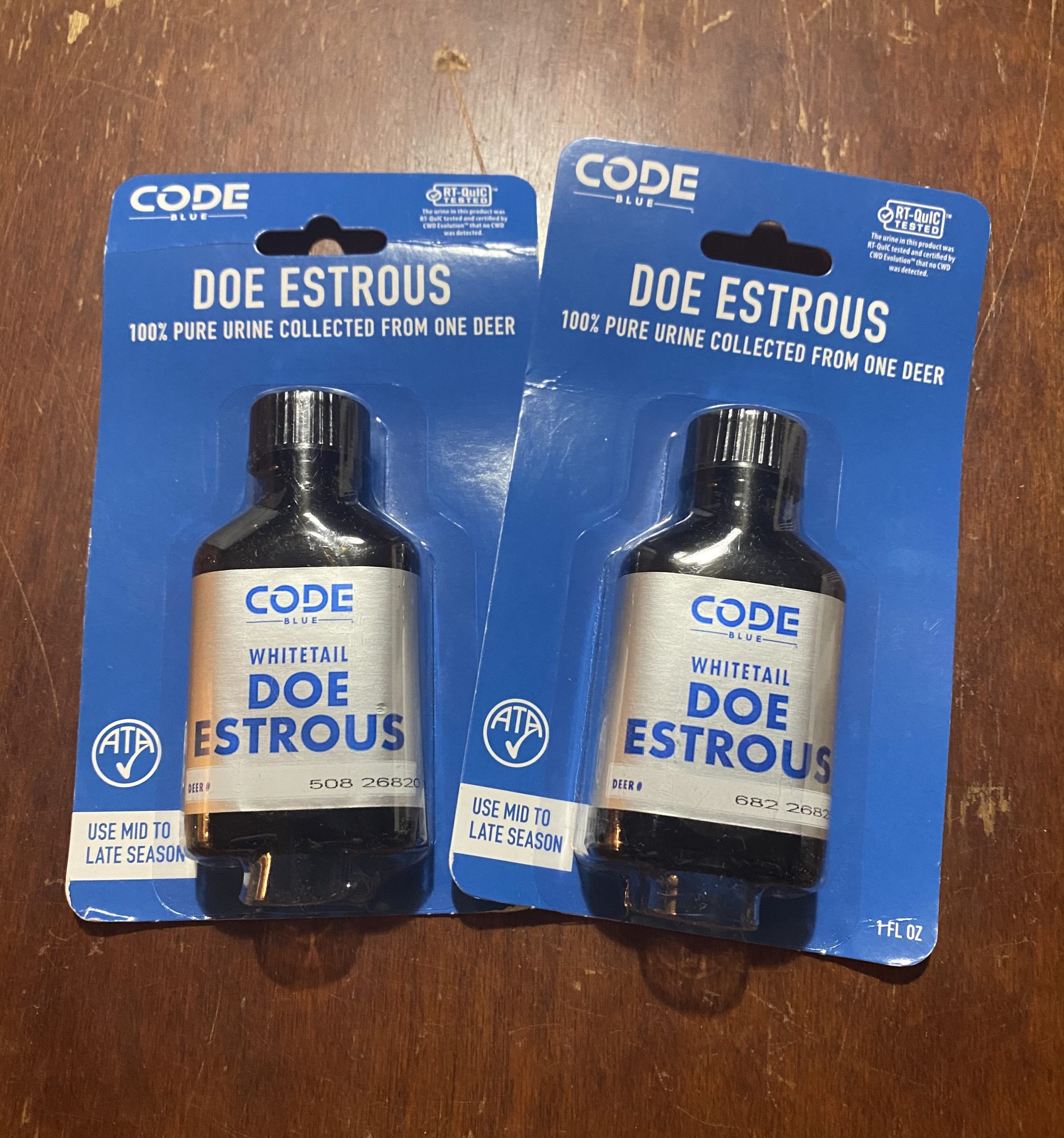Code Blue Whitetail Doe Estrous – Premium Deer Attractant with Authentic Doe Scent to Lure Mature Bucks & Boost Hunting Success, 1 oz customer photo 1