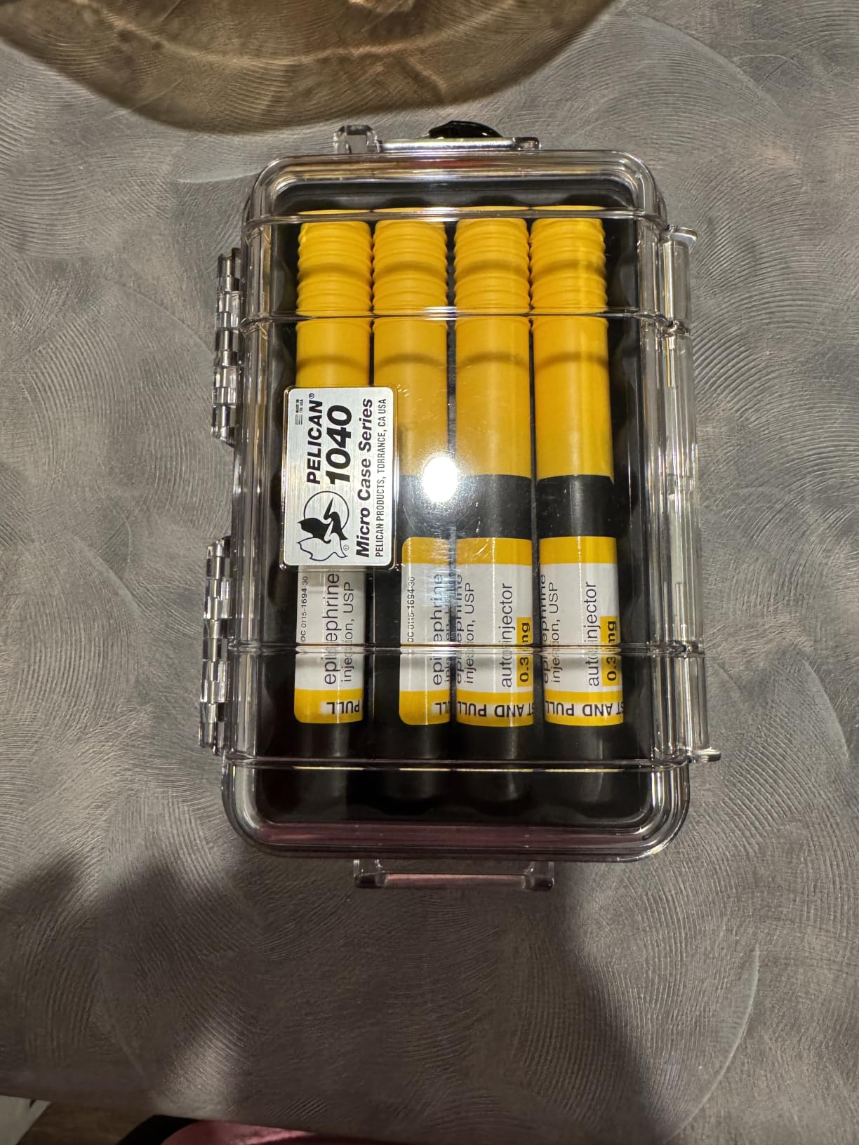 Pelican 1040 Micro Case (Yellow/Clear) customer photo 2