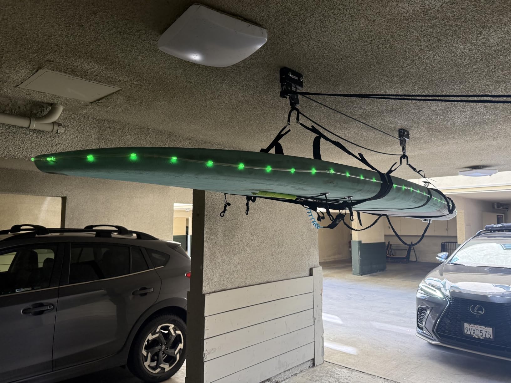 RAD Sportz Kayak Storage Hoist - Overhead Pulley System with 125lb Capacity for Canoes, Bikes, Ladders, and More - for up to 12-Foot Ceilings customer photo 2