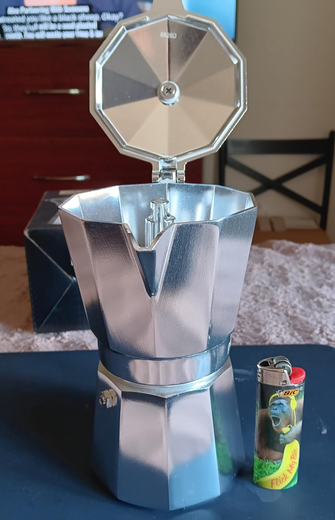 Primula Classic Stovetop Espresso and Coffee Maker, Moka Pot for Italian and Cuban Café Brewing, Greca Coffee Maker, Cafeteras, 6 Espresso Cups, Silver customer photo 2