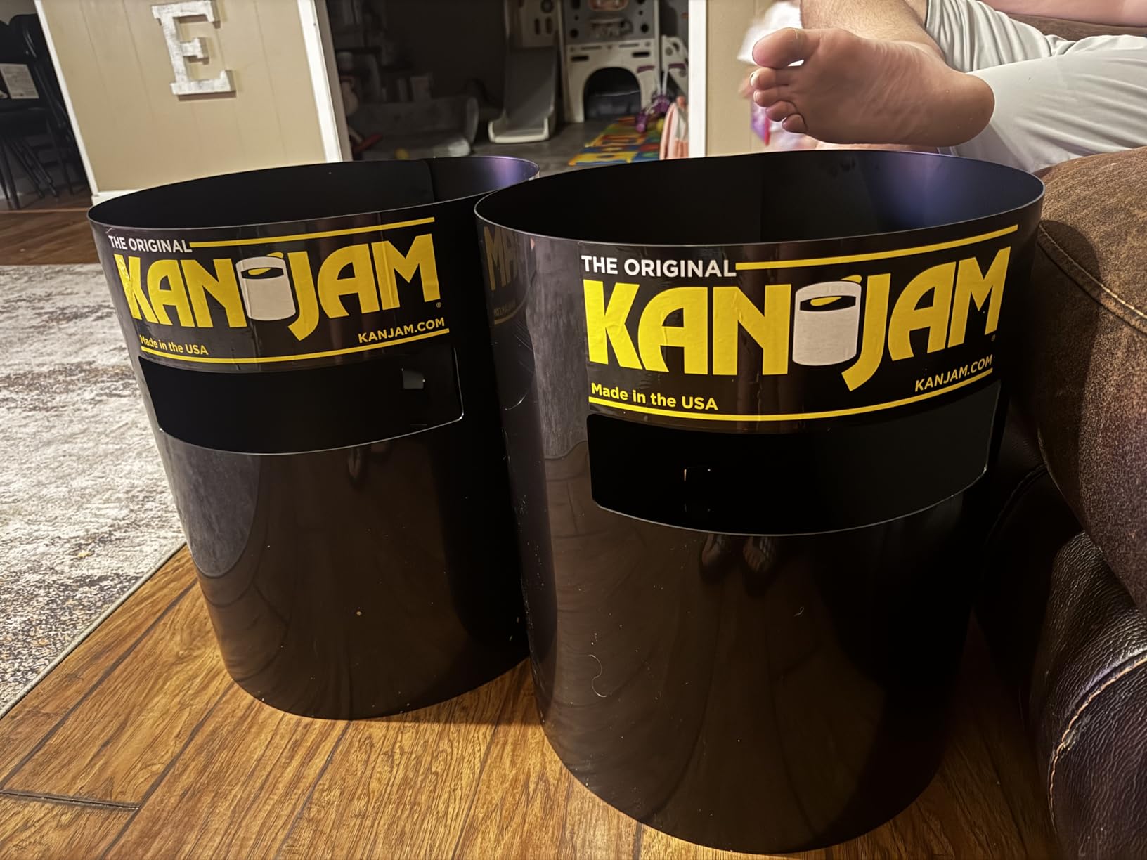 Kan Jam Disc Toss Game - American Made Outdoor Game for The Backyard, Beach, Park, Tailgates - Original, Illuminate, Pro, Travel Edition, and Carry Bag Only | Outdoor Games, Yard Games, Beach Play, Camping Play, Folds Flat, Set Up Fast, 4 Players, 2 Teams, First to 21 Points customer photo 1