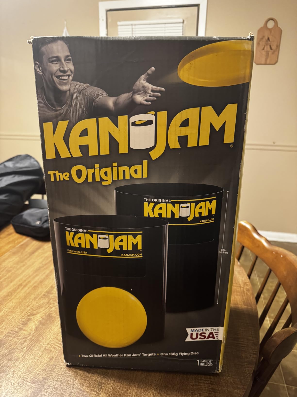 Kan Jam Disc Toss Game - American Made Outdoor Game for The Backyard, Beach, Park, Tailgates - Original, Illuminate, Pro, Travel Edition, and Carry Bag Only | Outdoor Games, Yard Games, Beach Play, Camping Play, Folds Flat, Set Up Fast, 4 Players, 2 Teams, First to 21 Points customer photo 2