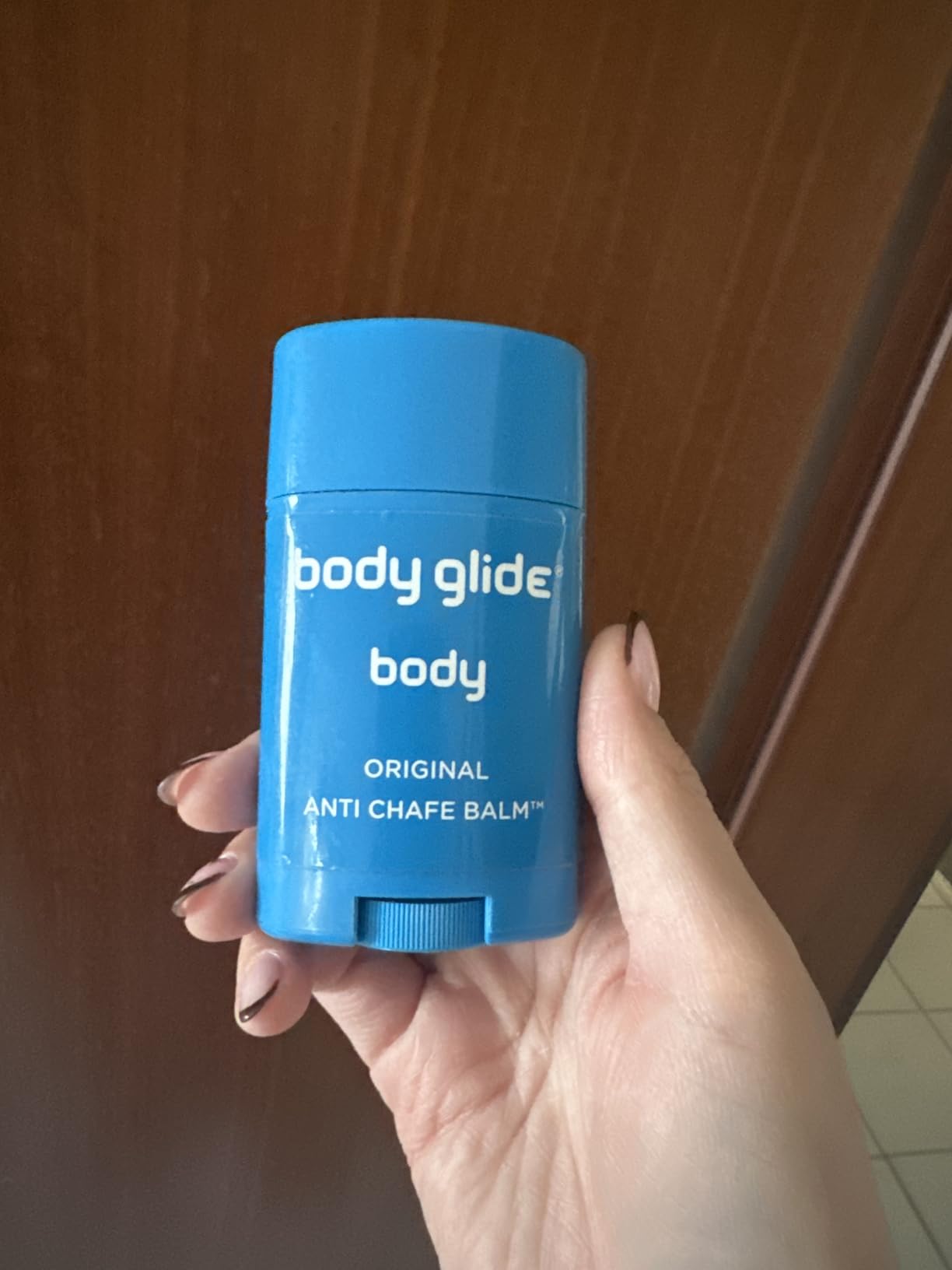 Body Glide Original Anti Chafe Balm | No Chafing Stick | Prevent Arm, Chest, Butt, Thigh, Ball Chafing & Irritation | Trusted Skin Protection Since 1996 | 1.5oz customer photo 1