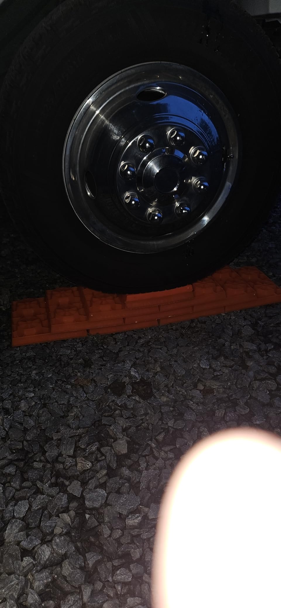 Tri-Lynx Lynx Levelers RV/Trailer/Motorhome/Vanlife interlocking Leveling Blocks with Nylon Storage Bag for most Leveling and Stabilizing functions. 10 Pack, Orange, 00015, Made in USA. customer photo 2