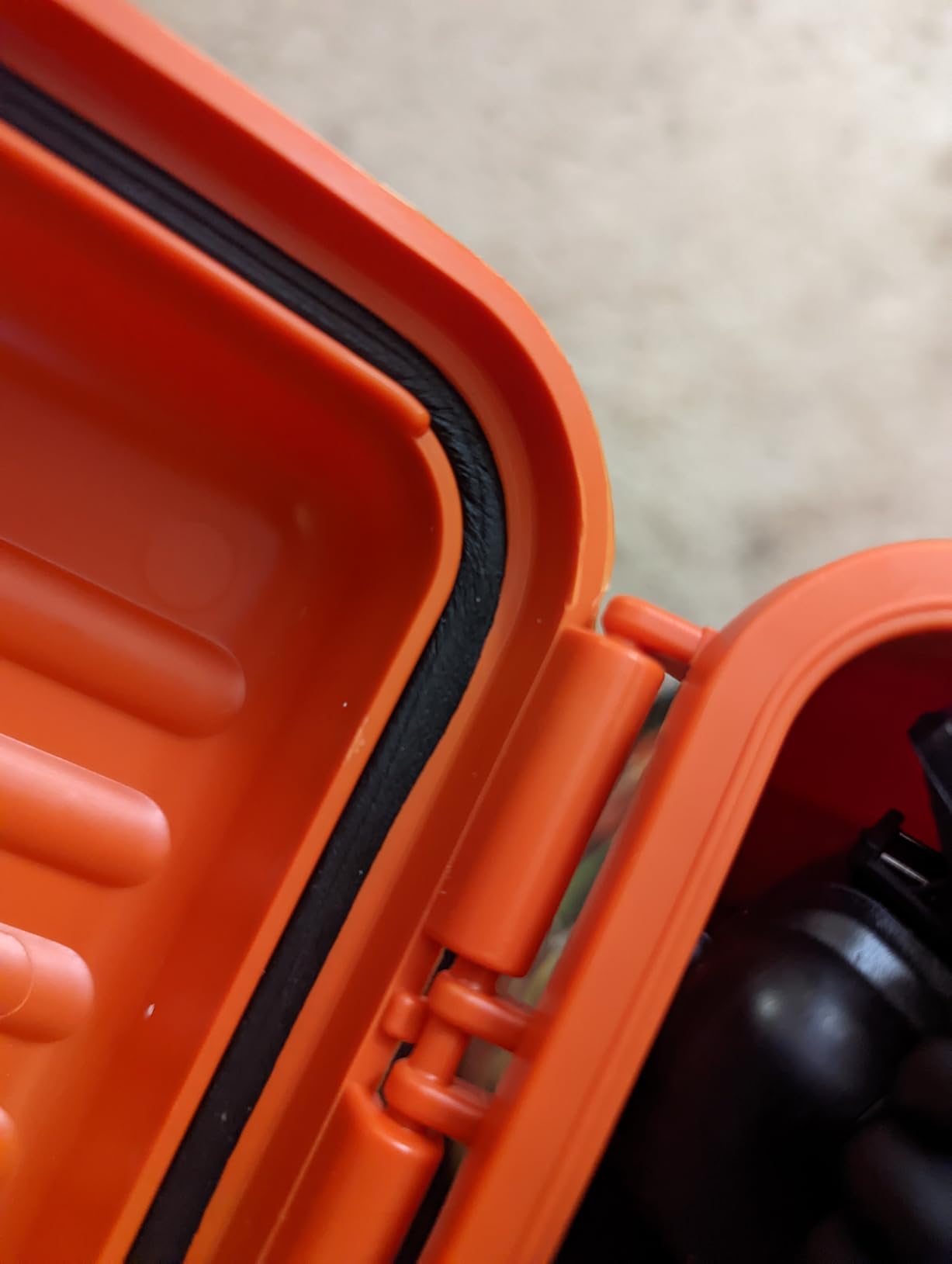 MTM Survivor Dry Box with O-Ring Seal (Orange, Large) customer photo 2