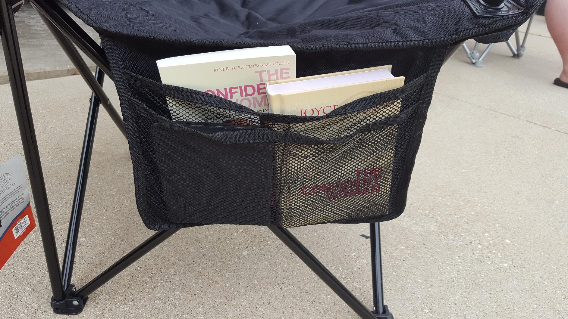 Coleman Portable Camping Chair with 4-Can Cooler, Cushioned Seat & Back with Side Pockets & Cup Holder customer photo 2