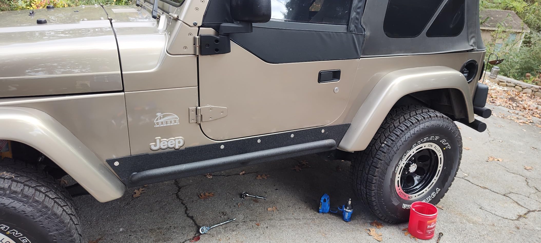Smittybilt XRC Rock Sliders with Step - Textured Black (97-06 TJ) - SB76871 customer photo 1