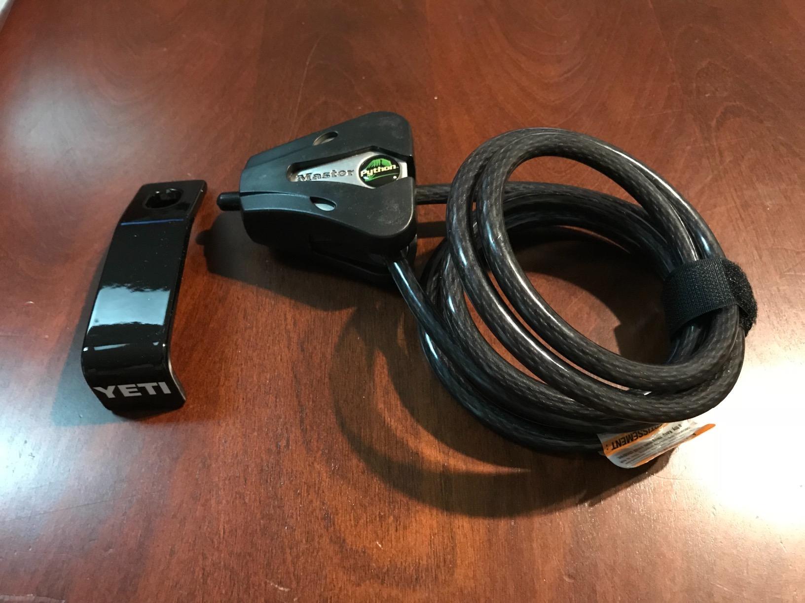 YETI Security Cable Lock and Bracket for Tundra Coolers customer photo 1