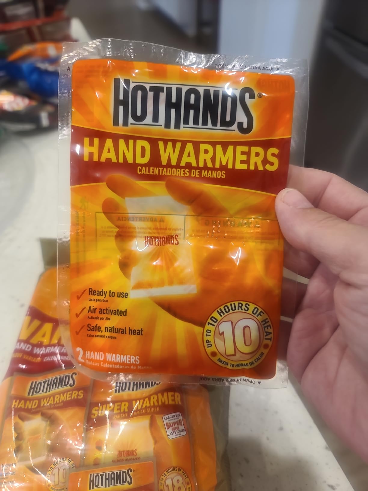 HotHands Toe, Hand, & Body Warmer Variety Pack - Long Lasting Safe Natural Odorless Air Activated Warmers customer photo 2