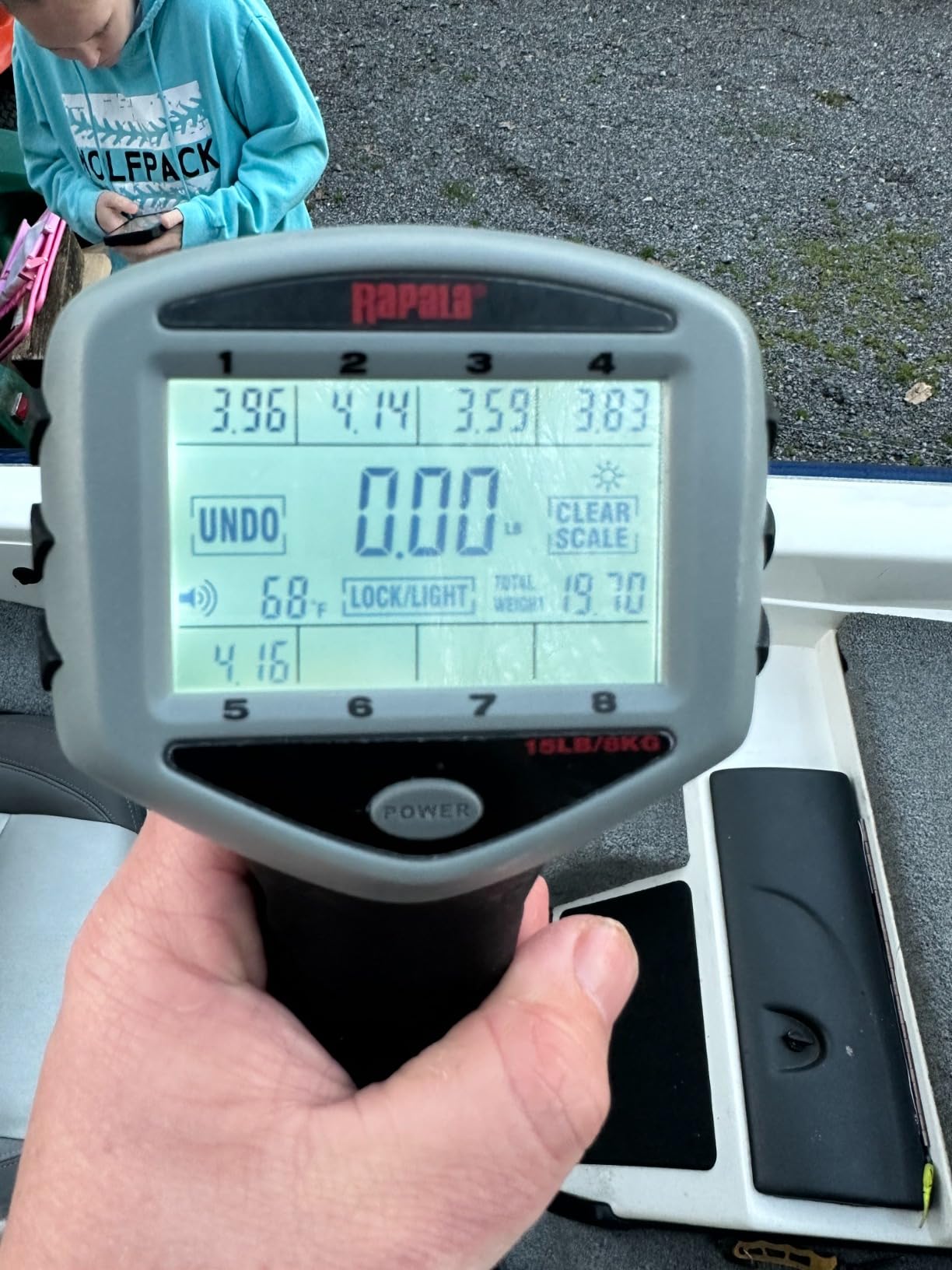 Rapala Touch Screen Digital Fish Scale, 15 lb Tournament Scale customer photo 1