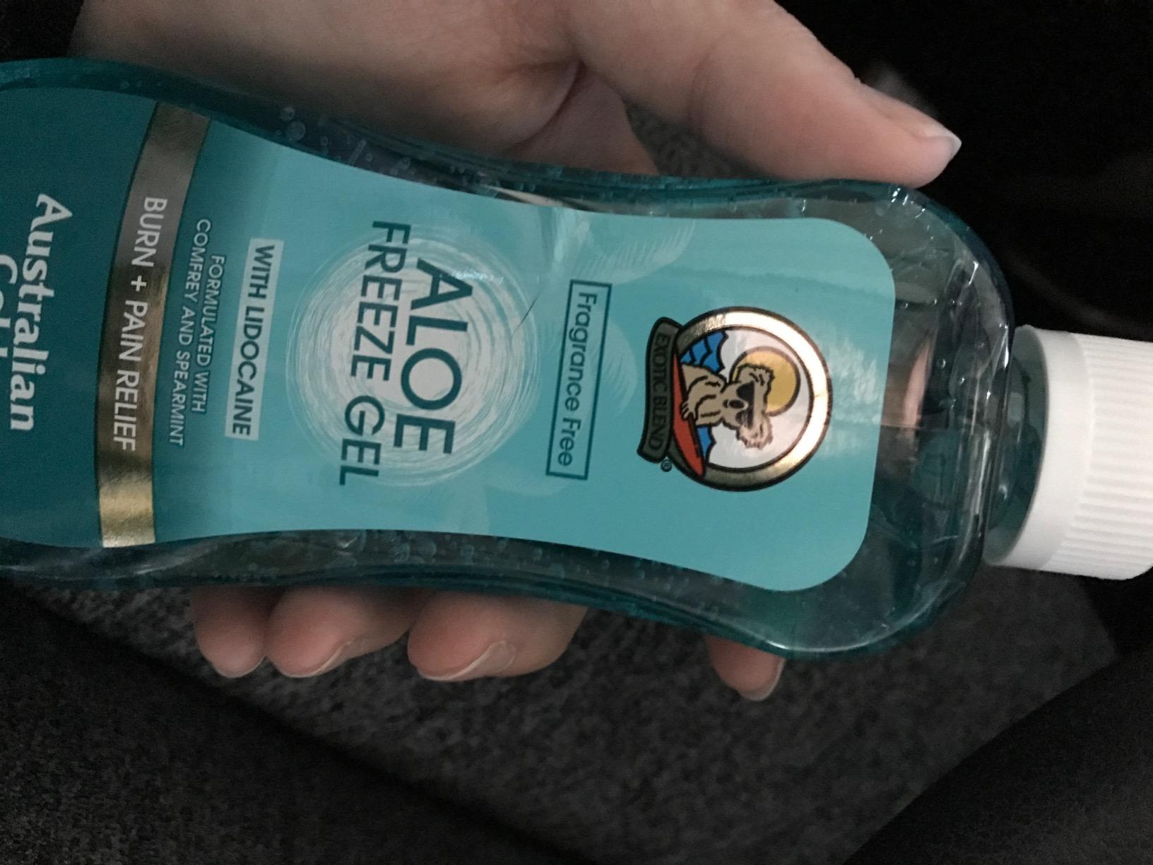 Australian Gold Freeze Gel Lidocaine, After Sun Gel, 8 fl oz customer photo 1