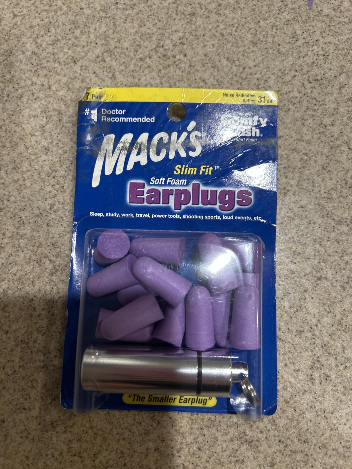 Mack's Slim Fit Soft Foam Earplugs, 7 Pair with Travel Case - Small Ear Plugs for Sleeping, Snoring, Traveling customer photo 2