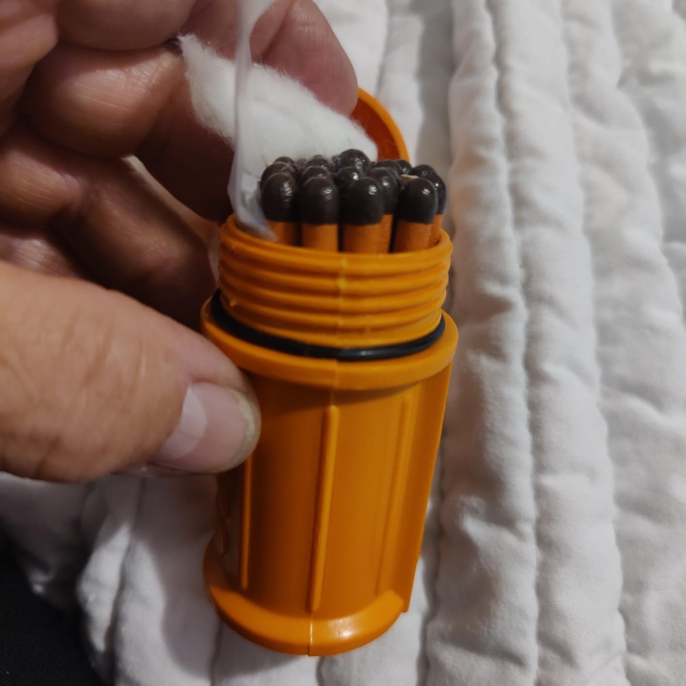 UCO Stormproof Match Kit with Waterproof Case, 25 Stormproof Matches and 3 Strikers customer photo 1