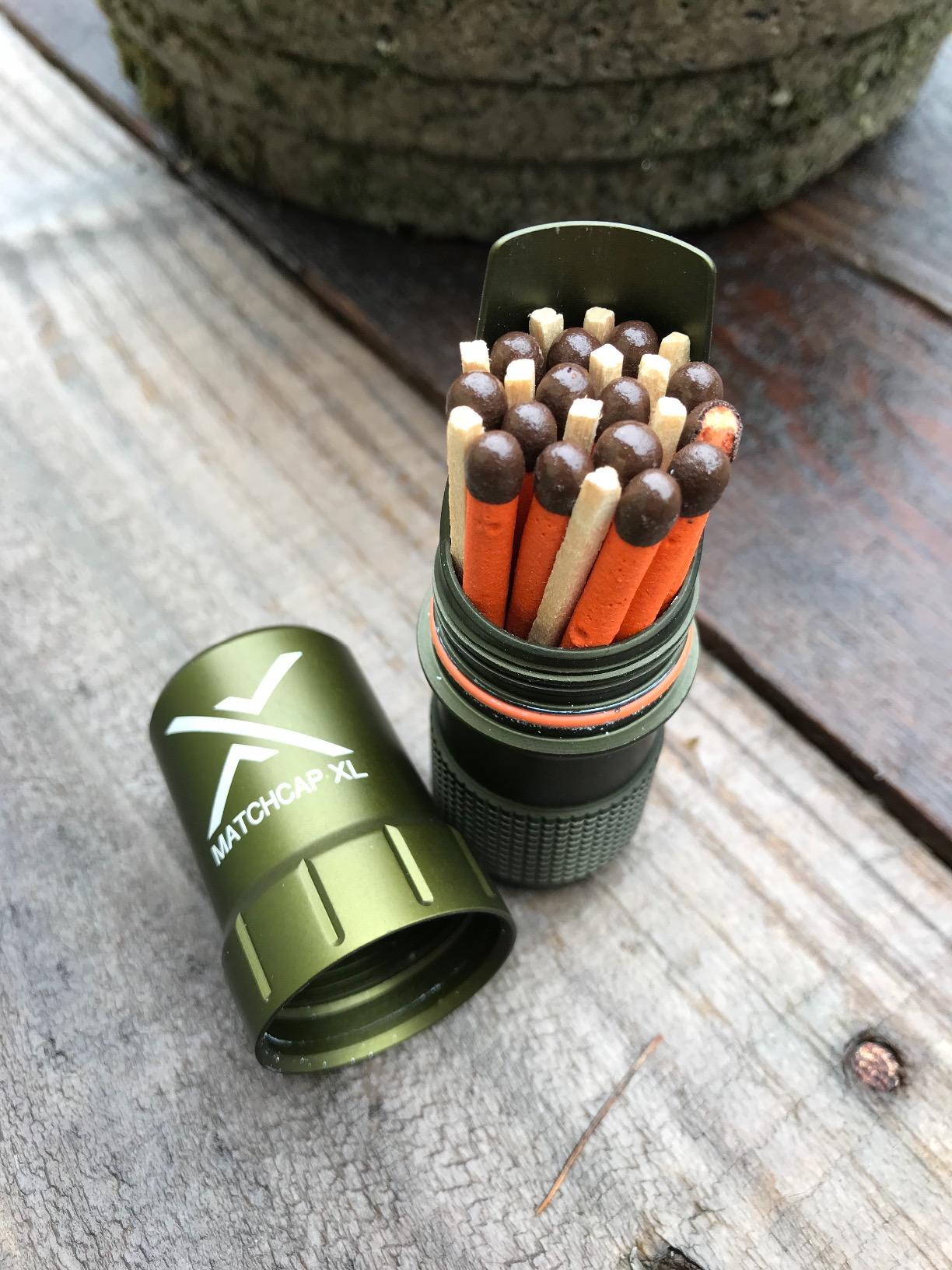 EXOTAC - MATCHCAP XL Waterproof Camping Match Kit Holder with Integrated Striker customer photo 1