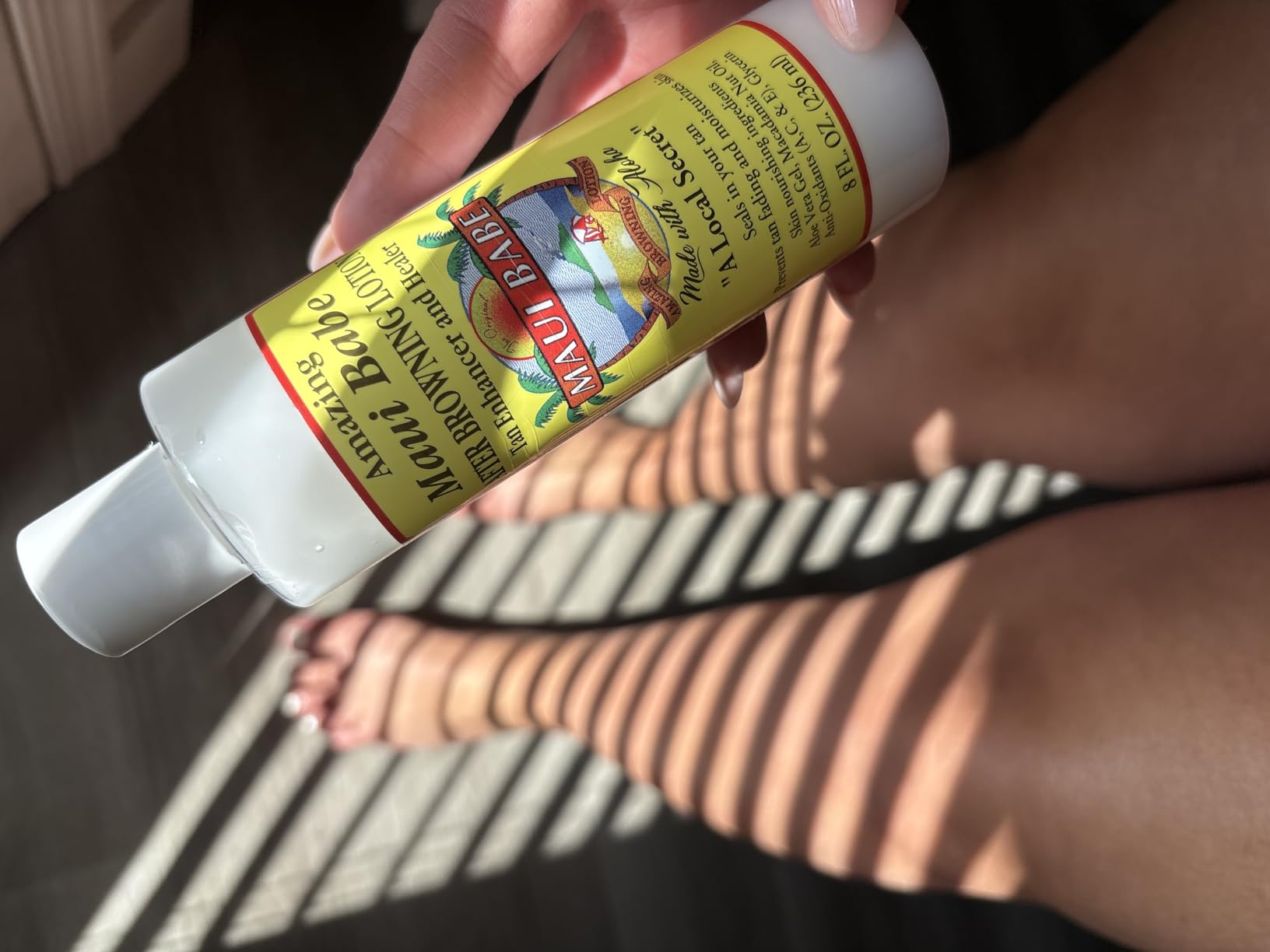 Maui Babe After Browning Lotion - Daily Skin Moisturizer and Tan Enhancer with Aloe Vera and Macadamia Nut Oil - 4 Fl Oz customer photo 1