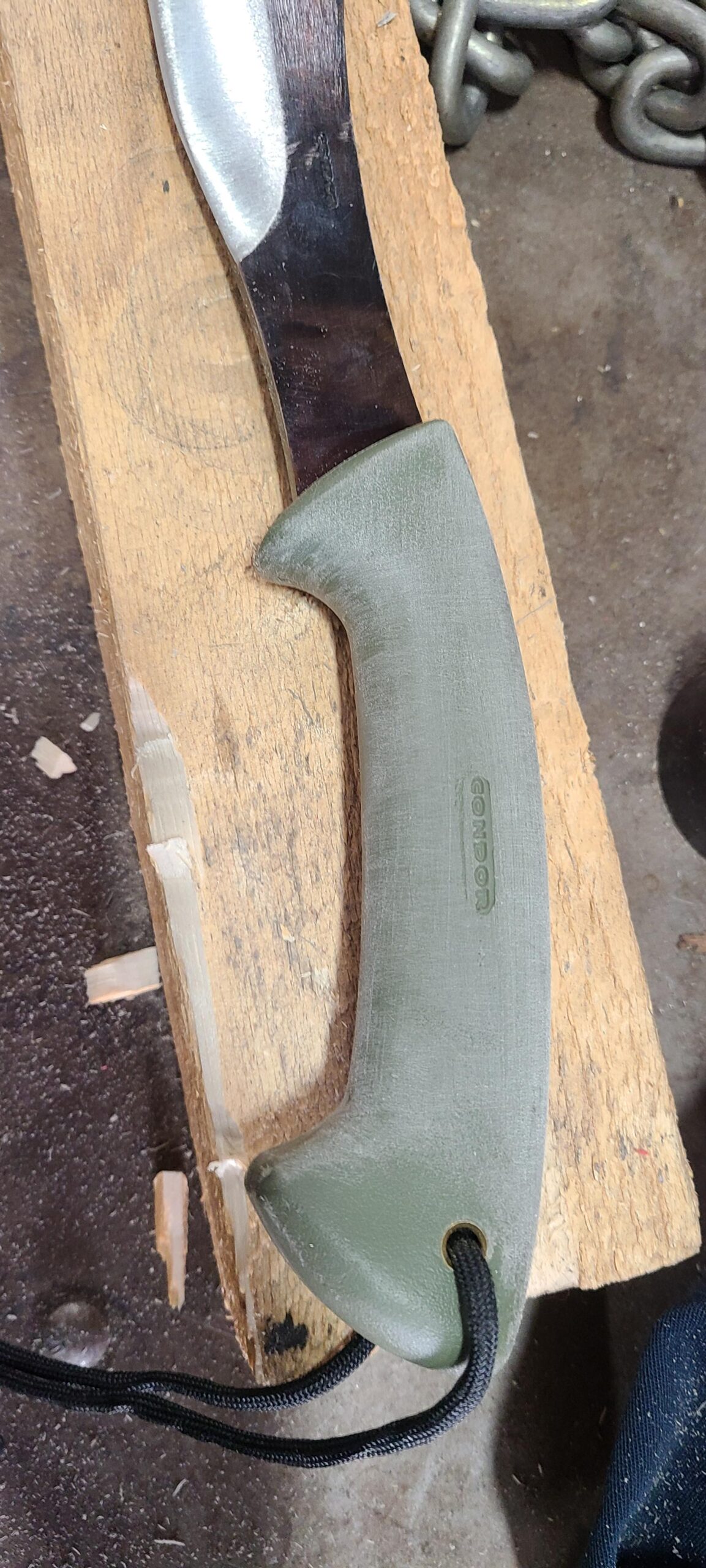 Condor Tool & Knife Bushcraft Parang Machete Knife - Heavy Duty Machete with Sheath - 1075 High Carbon Steel - High Impact Polypropylene Handle - Ballistic Nylon Sheath - 13in Blade - 22.9oz | 19.8 Overall, 22.9 Oz, Polypropylene Handle, Ballistic Nylon Sheath customer photo 1