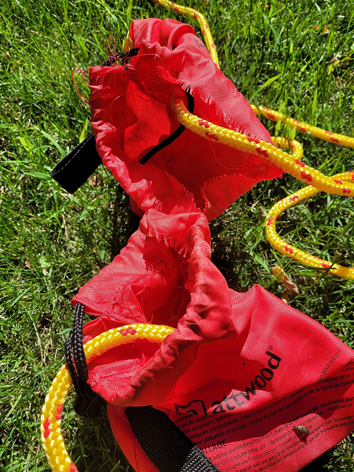 Attwood Rescue Line Throw Bag, Red, 50' customer photo 1