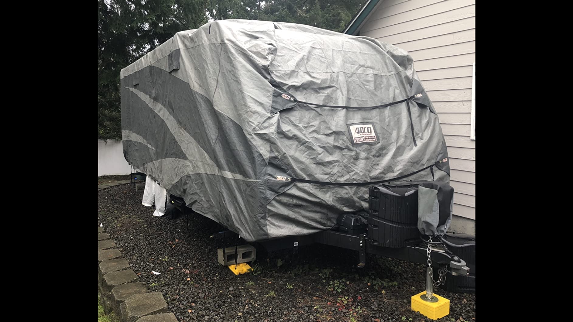 ADCO 52239 Designer Series SFS Aqua Shed Travel Trailer RV Cover - 15'1