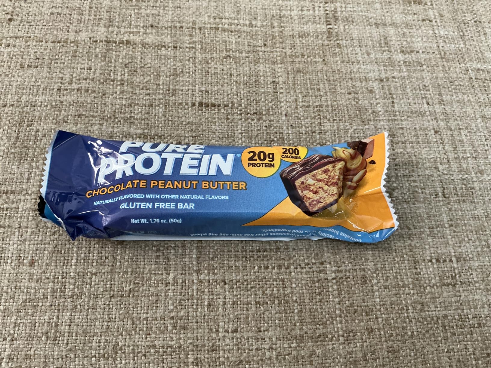 Pure Protein Chocolate Peanut Butter Protein Bars, 20g Protein, 12 Ct | 3g Sugar, 190 Calories, Low Sugar High Protein Snack, Gluten Free customer photo 1