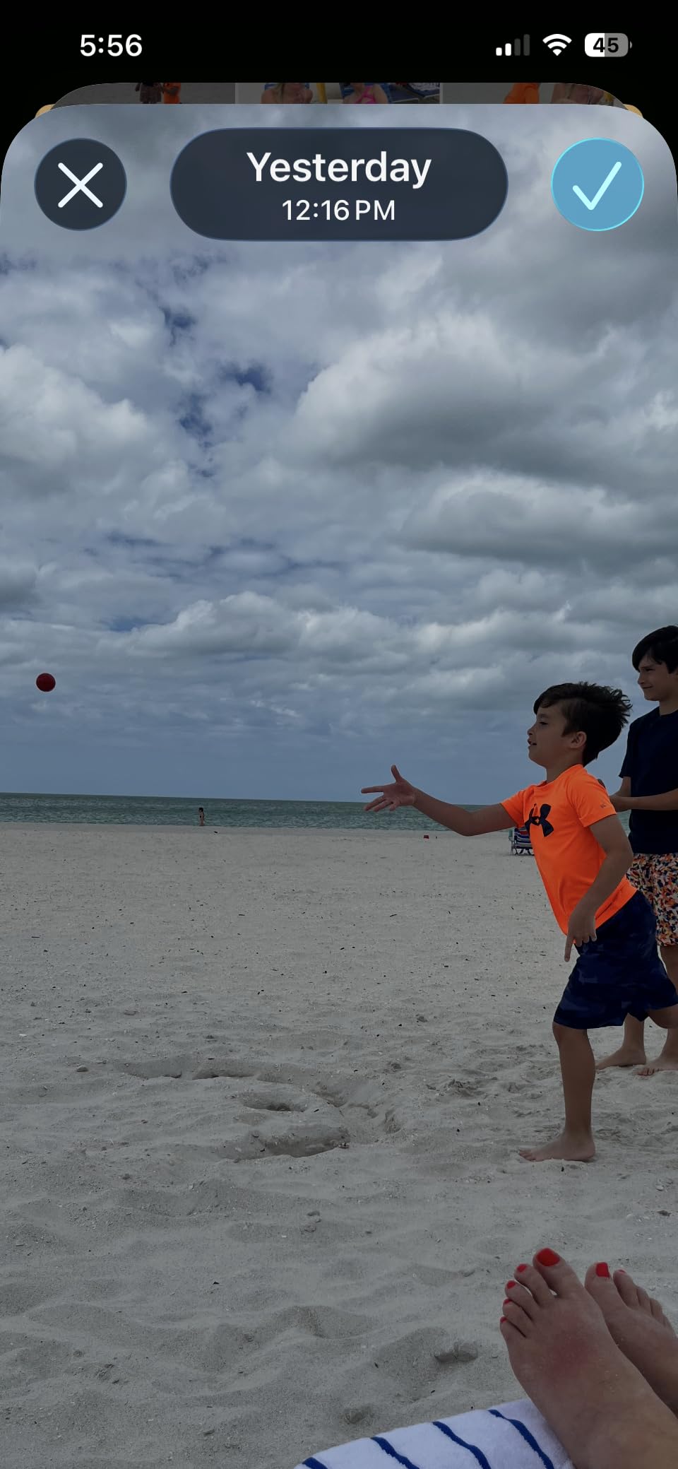 Set | America's Beach Game | Portable Beach Cornhole Alternative | Sand Toss Game, Balls Float, 2 Koozies Included | Outdoor Beach Games for Adults, Teens & Family customer photo 1