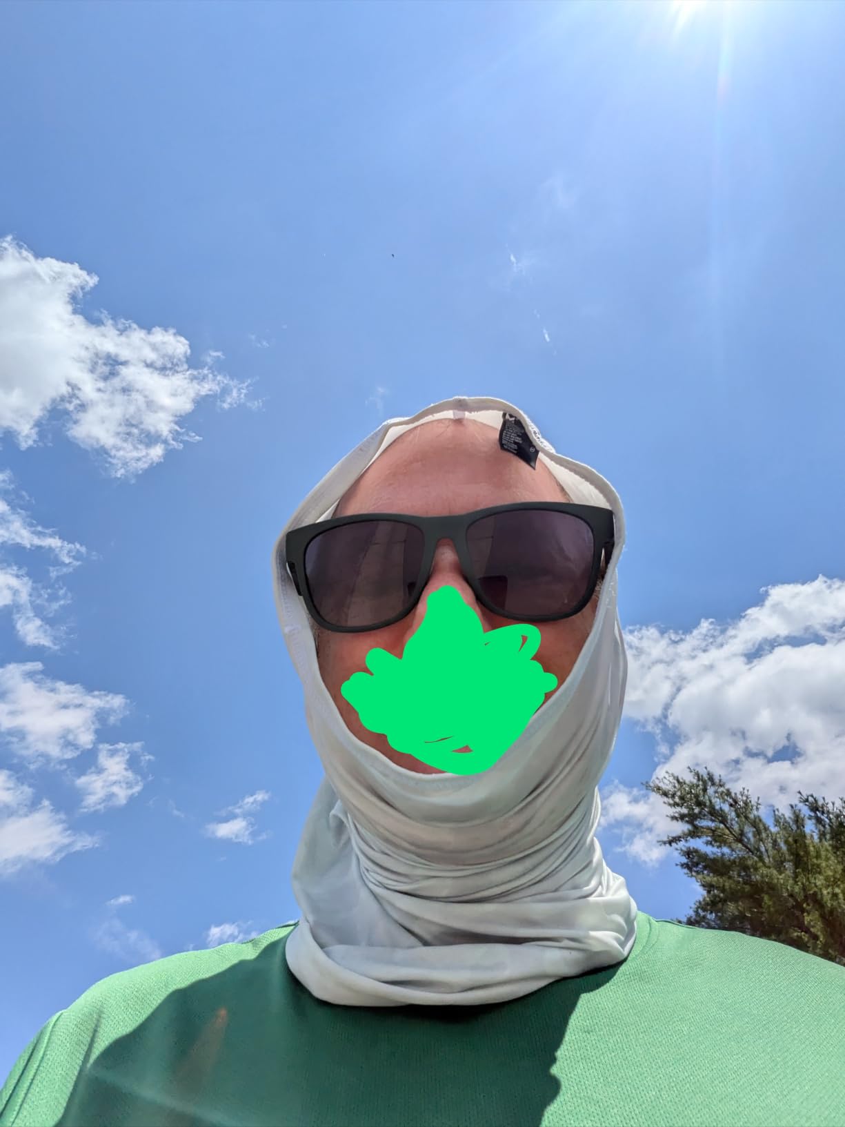 MISSION Multi-Use Neck Gaiter Face Mask for Ski & Outdoors, UPF 50, Breathable Lightweight Fabric customer photo 2
