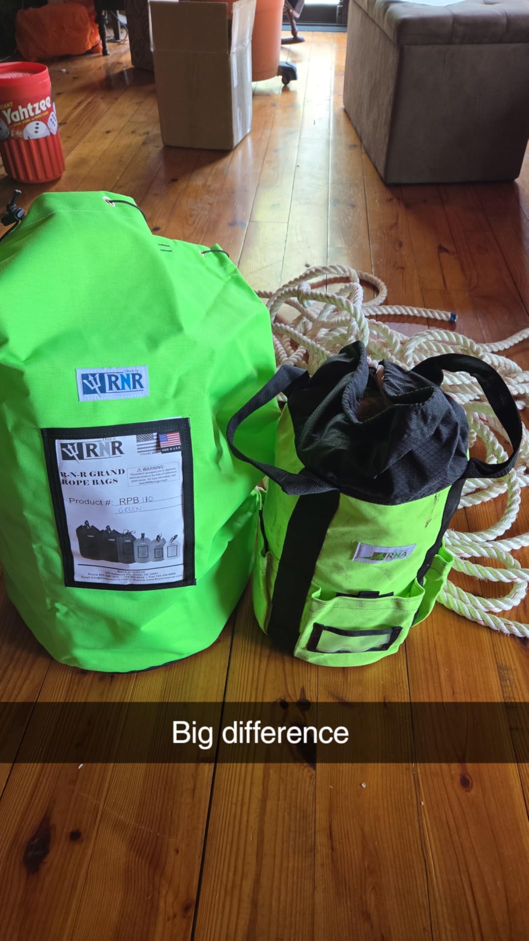 Rock-N-Rescue Grand Rope Bag customer photo 1