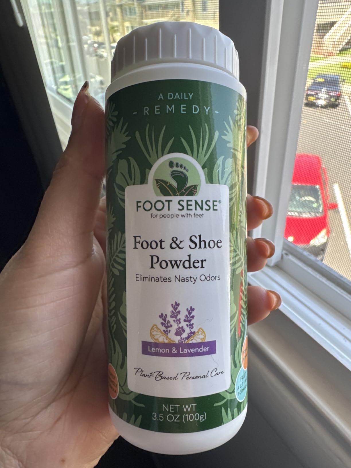 FOOT SENSE All Natural Foot & Shoe Powder, Foot Odor Eliminator for Long-Lasting Odor Control, 100g customer photo 1