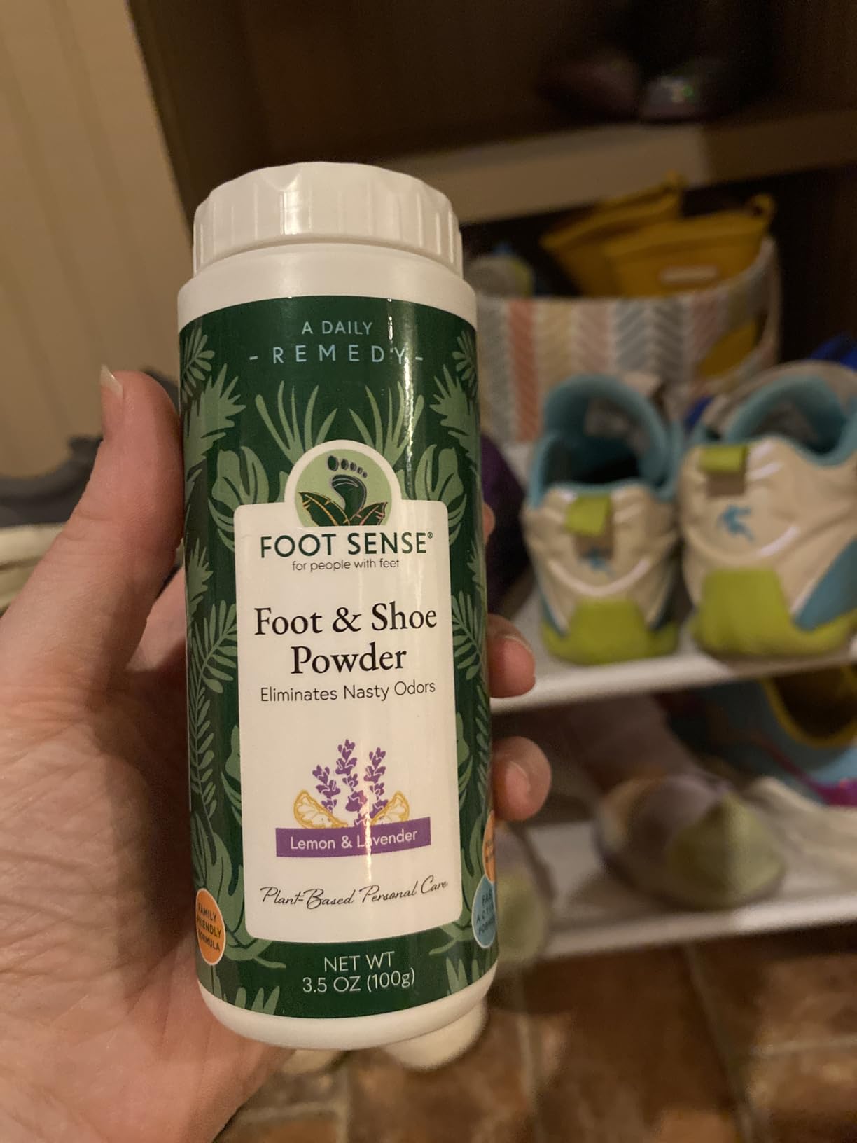 FOOT SENSE All Natural Foot & Shoe Powder, Foot Odor Eliminator for Long-Lasting Odor Control, 100g customer photo 2