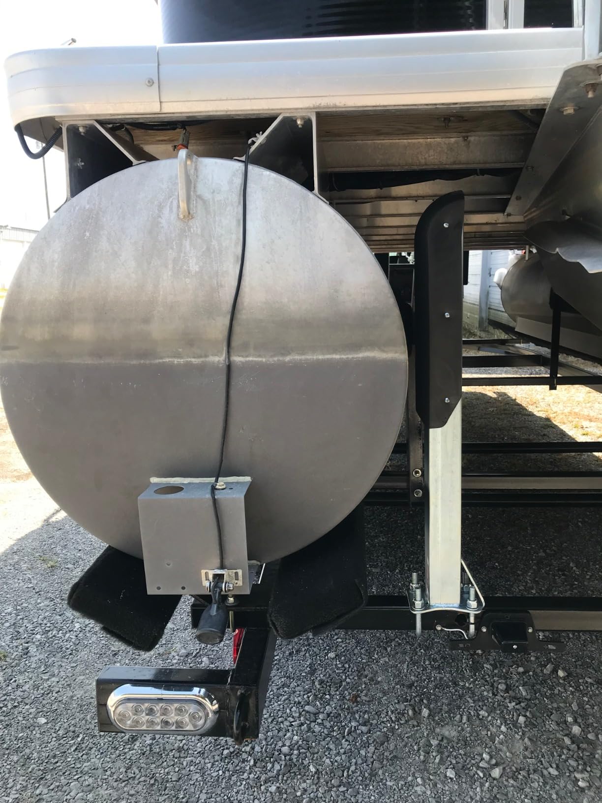 Extreme Max 3005.3783 Heavy-Duty Pontoon Trailer Guide-Ons, SILVER customer photo 1