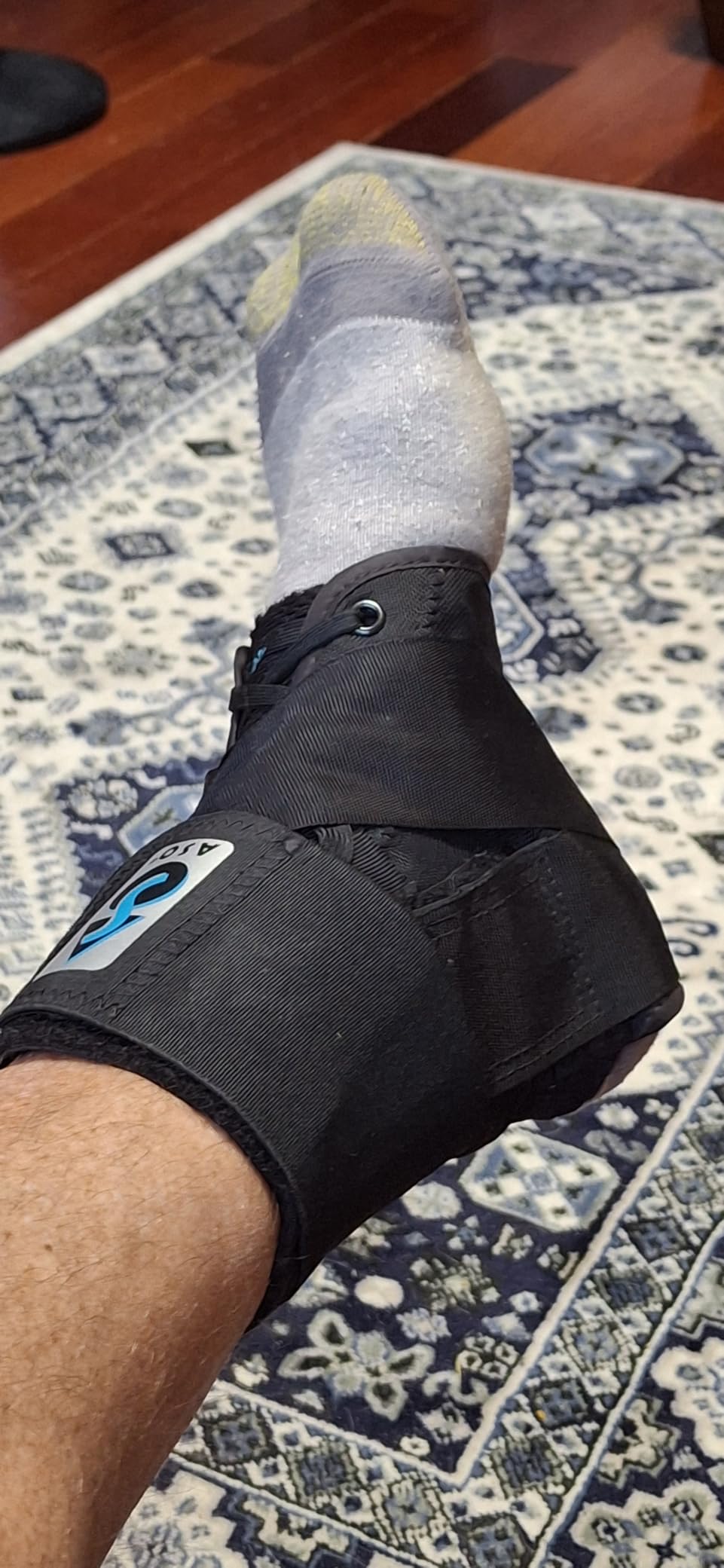 Med Spec ASO Ankle Stabilizer Lace Up Ankle Brace Sprain Support Black, MD | Ankle Brace for Sprains, Instability, Bilateral Orthopedic Support, Sports Injury Recovery, Men, Women, Teens & Kids. 264014 customer photo 2