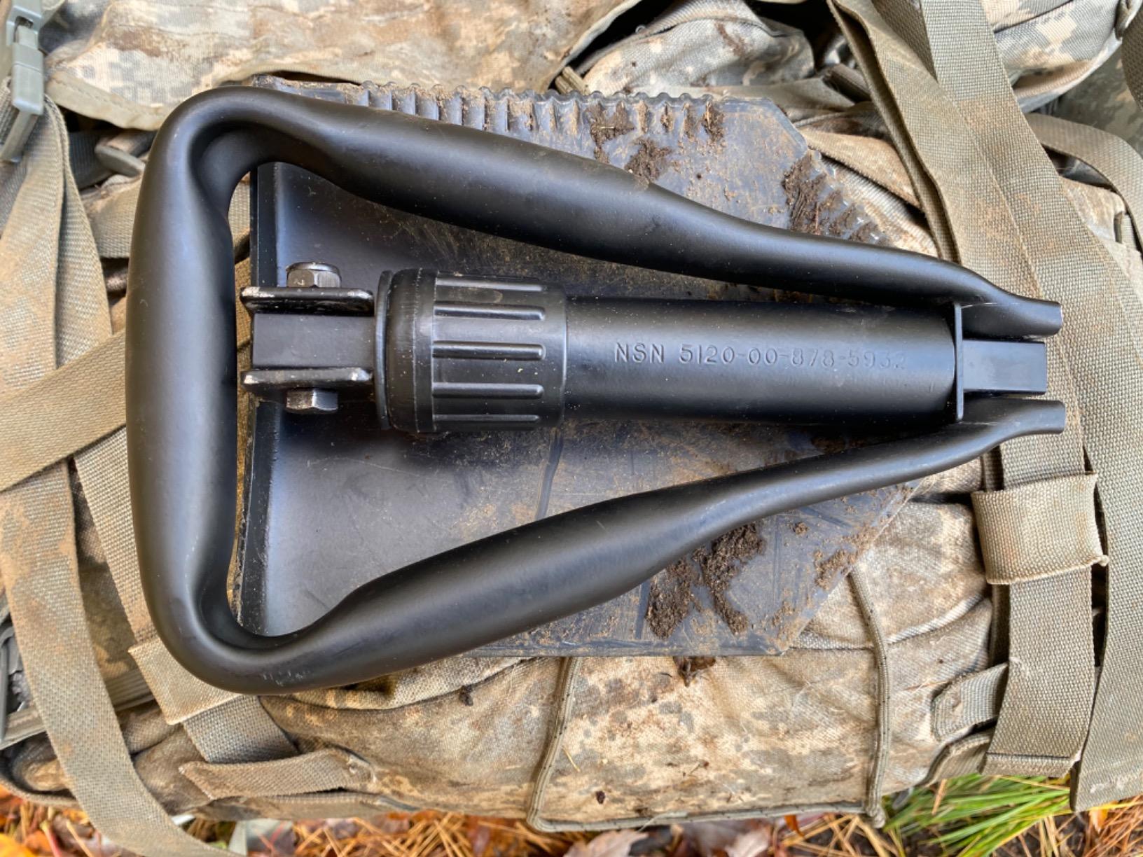 2 Piece Military Grade Entrenching Tool Set - Tri Fold Metal Alloy Foldable Camping Shovel w/ACU Pouch - Compact, Multipurpose Collapsible Shovel - Versatile Survival Gear customer photo 1