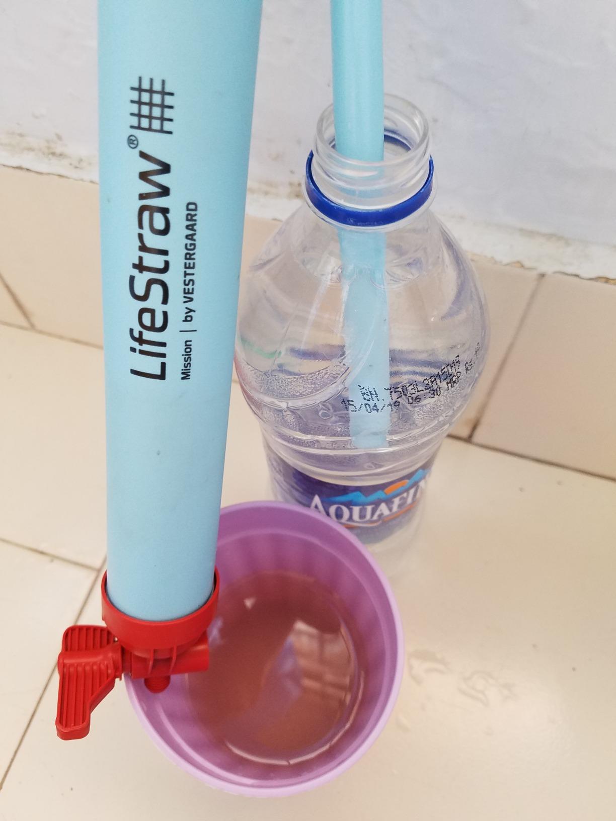 LifeStraw Mission - High-Volume Gravity-Fed Water Purifier, 12 L, Blue customer photo 2