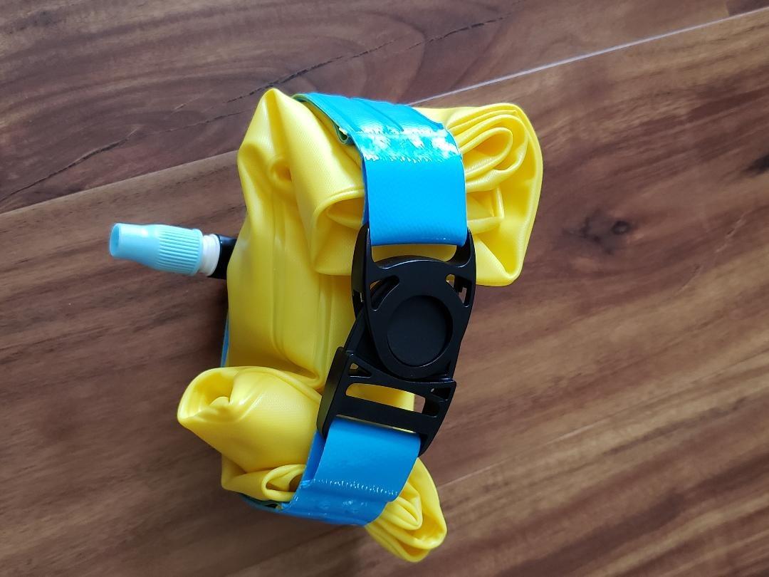 Swim Safety Float and Drybag for Open Water Swimmers, Triathletes, Kayakers and Snorkelers, Highly Visible Buoy Float for Safe Swim Training (PVC 15 Liter Yellow) customer photo 1