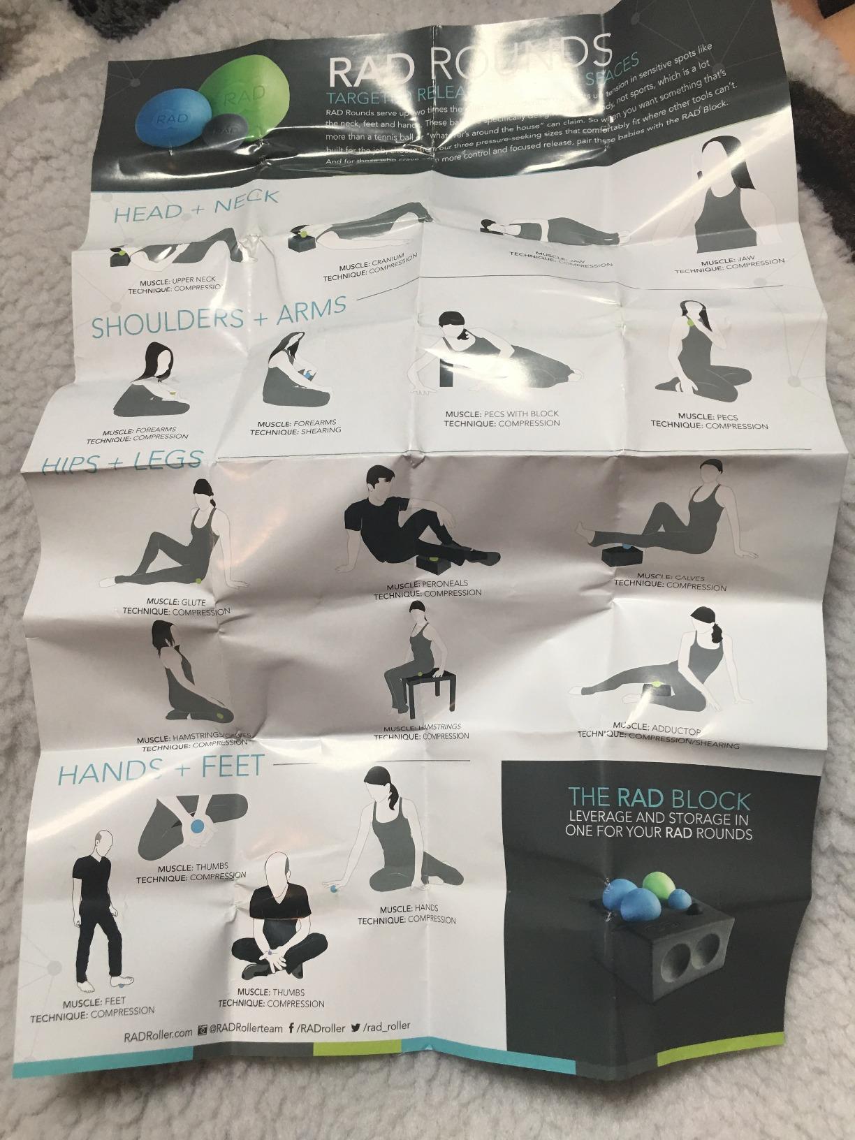 RAD Rounds - 3 Density Yoga Massage Ball Set for Deep Tissue Myofascial Release - Therapy Balls for Feet, Back, Neck, Jaw & Forearms - Trigger Point & Mobility Therapy (3-Pack) customer photo 2