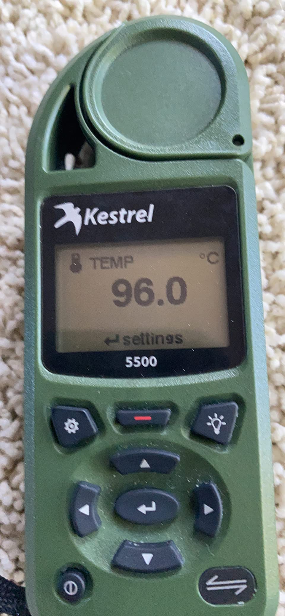 Kestrel 5500 Pocket Weather Meter Non-LiNK, Yellow customer photo 1