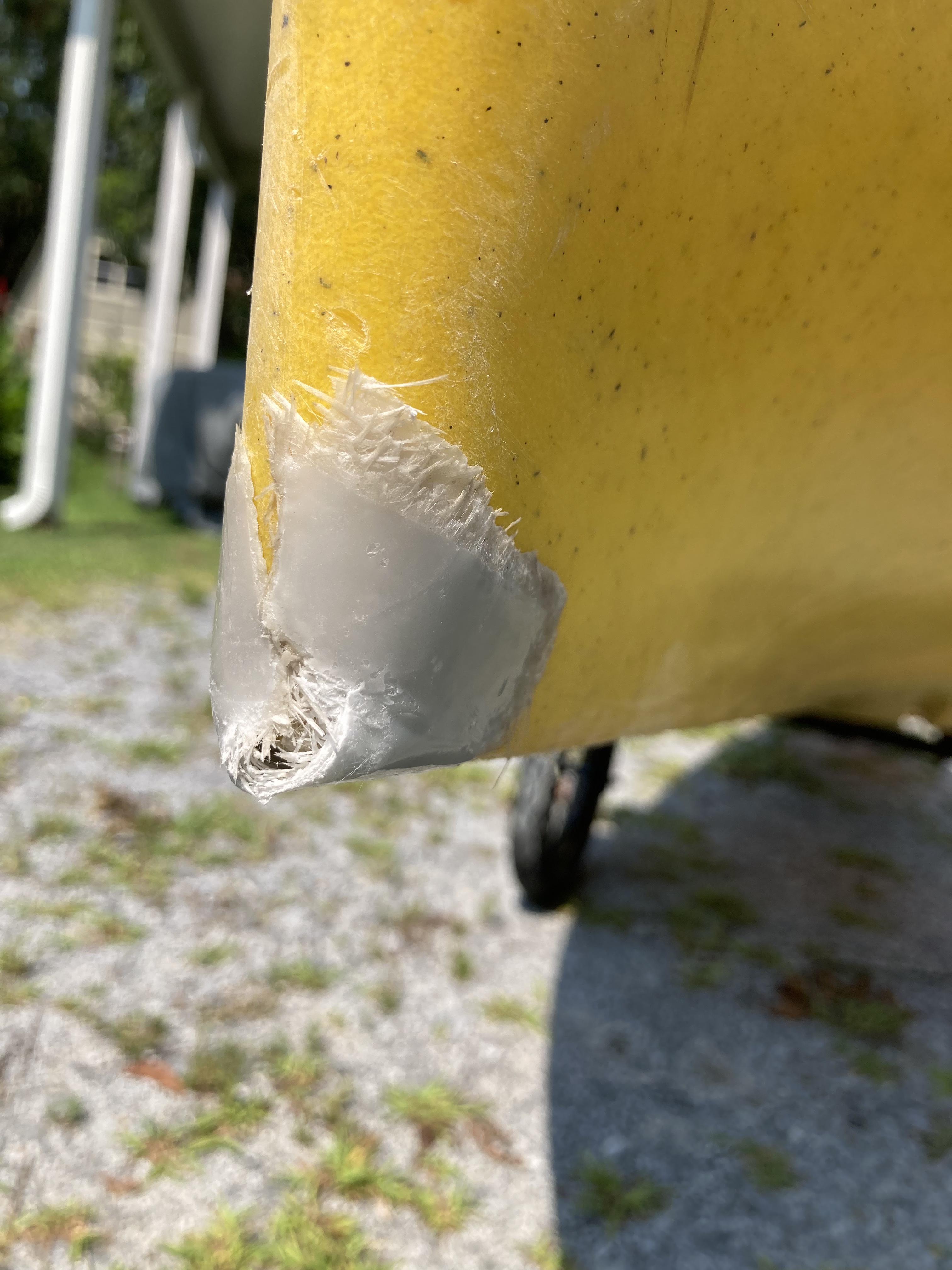 Gator Patch Fiberglass Reinforced Repair Patch - Repairs Holes, Dents & Cracks on Multiple Surfaces - DIY Prep, Peel & Stick - 3 Sizes - USA Made customer photo 2