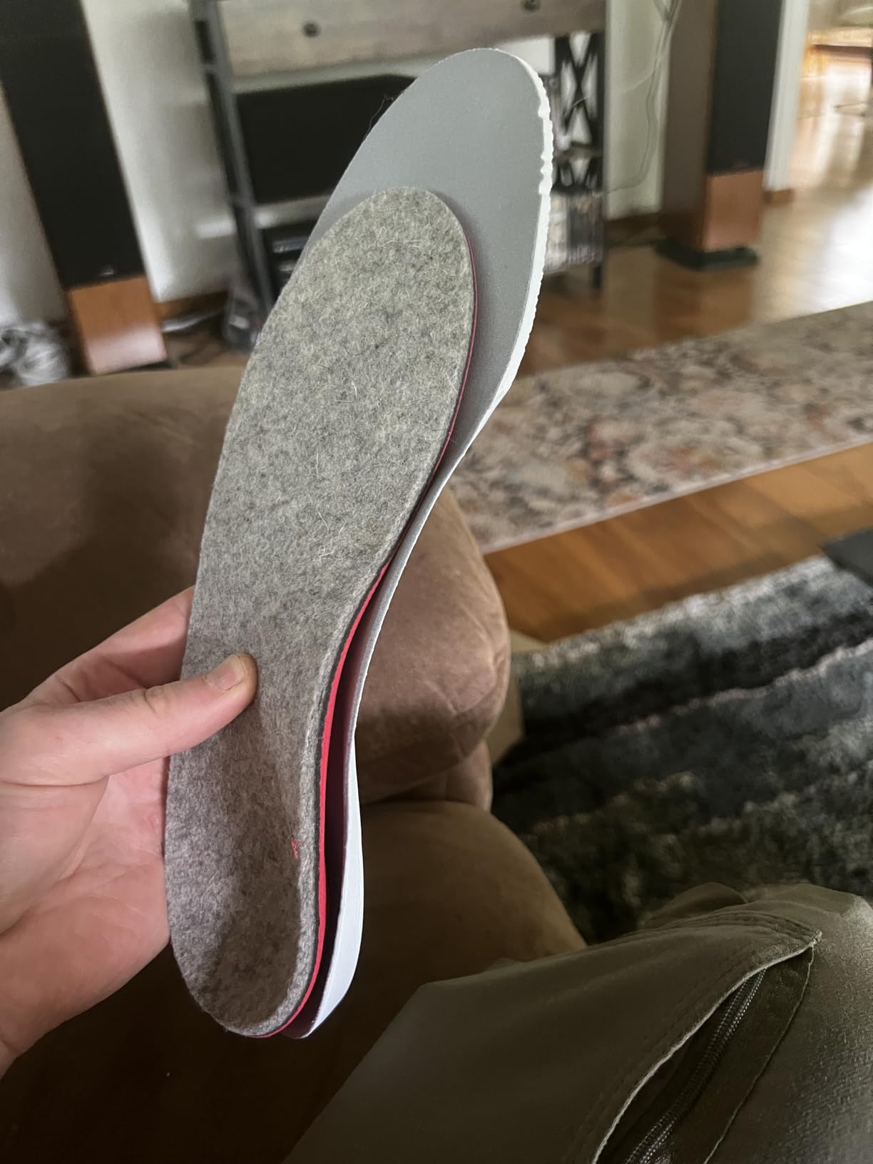 PowerStep Pinnacle Wool Orthotic Insoles, Arch Support, Temperature Control Insoles, Plantar Fasciitis Pain Relief, Mild Pronation for Men and Women, Unisex, Made in The USA customer photo 1