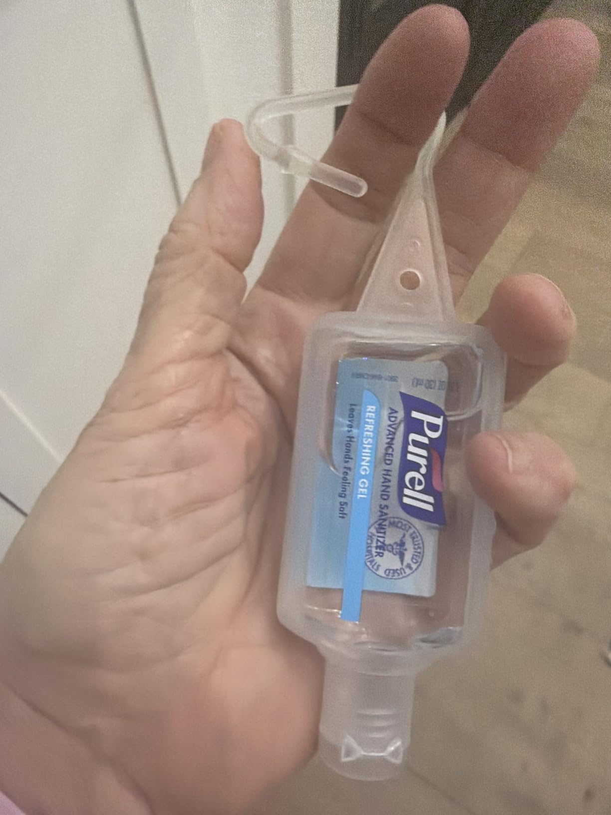 Purell Advanced Hand Sanitizer Variety Pack, Naturals and Refreshing Gel, 1 Fl Oz Travel Size Flip-Cap Bottle with Jelly Wrap Carrier (Pack of 8) customer photo 1