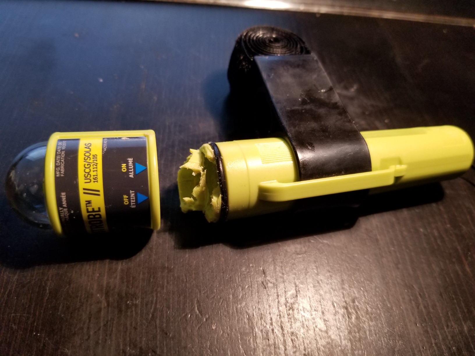 ACR C-Strobe LED Life Jacket Emergency Signal with Clip & Velcro Strap, USCG & Solas Approved customer photo 2