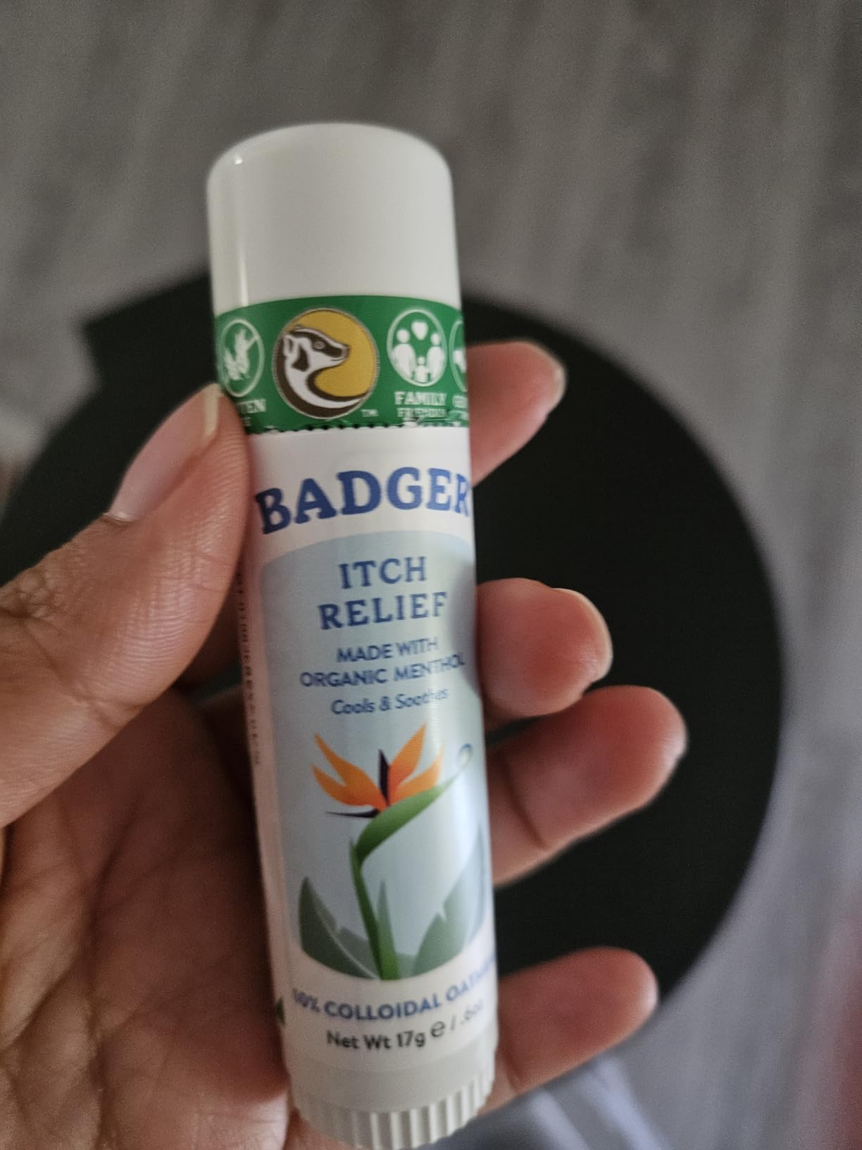 Badger Bug Bite Itch Relief Stick, Natural & Organic Anti Itch Cream for Bug Bites, Rashes & Poison Ivy, Fast Itchy Skin Relief After Bite, .6 oz customer photo 2