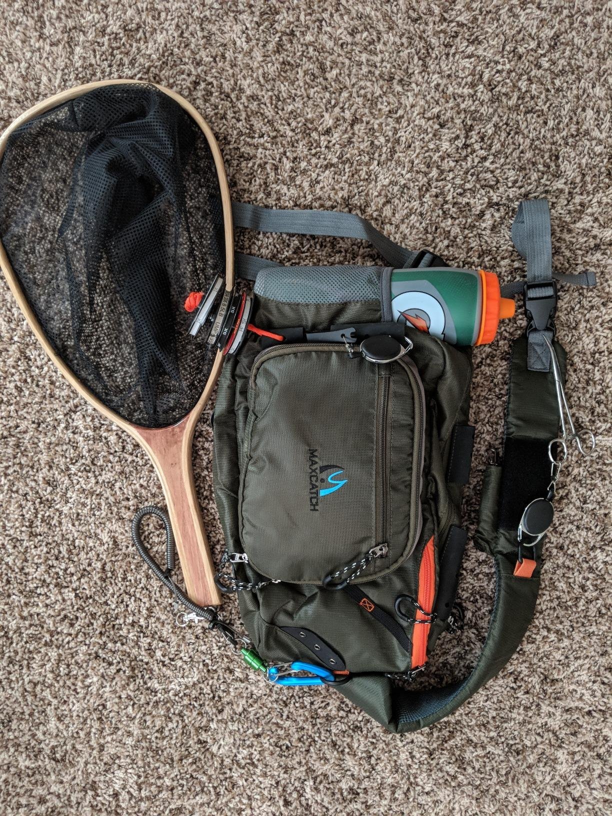 M MAXIMUMCATCH Maxcatch Fly Fishing Sling Pack Tackle Storage Shoulder Bag for Outdoor Fishing Hiking Hunting customer photo 1