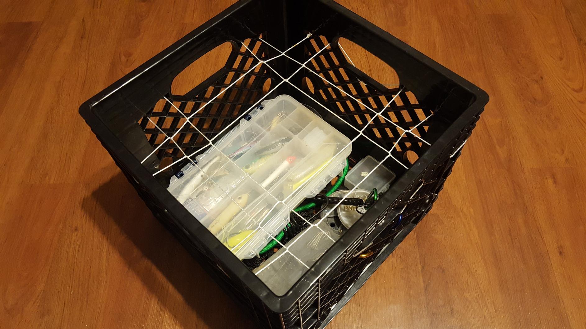 YakGear Deluxe Kayak Milk Crate - Durable Storage Solution with Universal Fit for Kayak Fishing and Boating Accessories | 1 Milk Crate customer photo 2