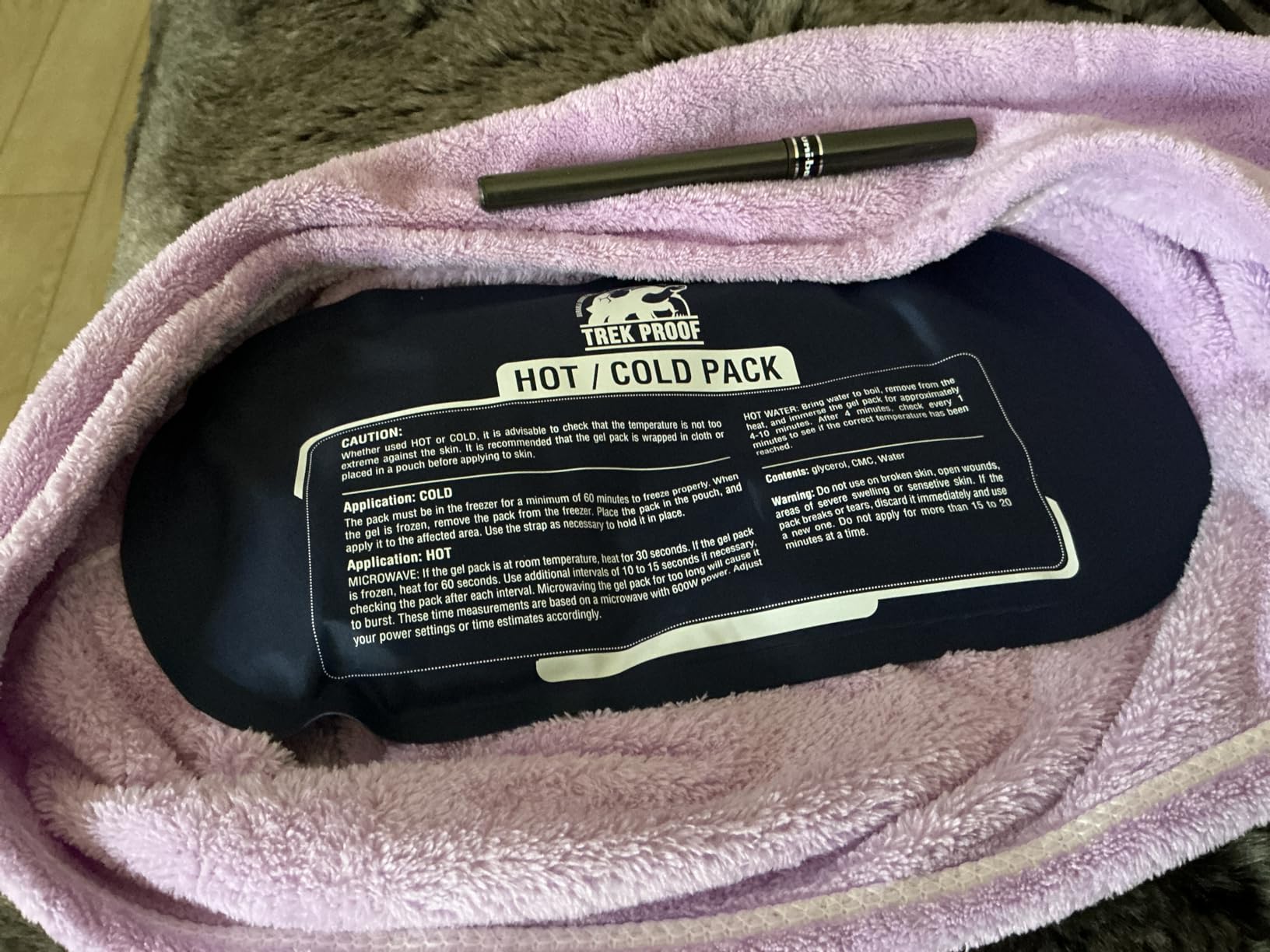 Ice Packs for Injuries Reusable (3-Piece Set) - Hot and Cold Ice Pack Therapy Gel Wrap Support - Supports Recovery, Joint and Muscle Pain - Knees, Back & More (3 Piece Set - Classic) customer photo 2