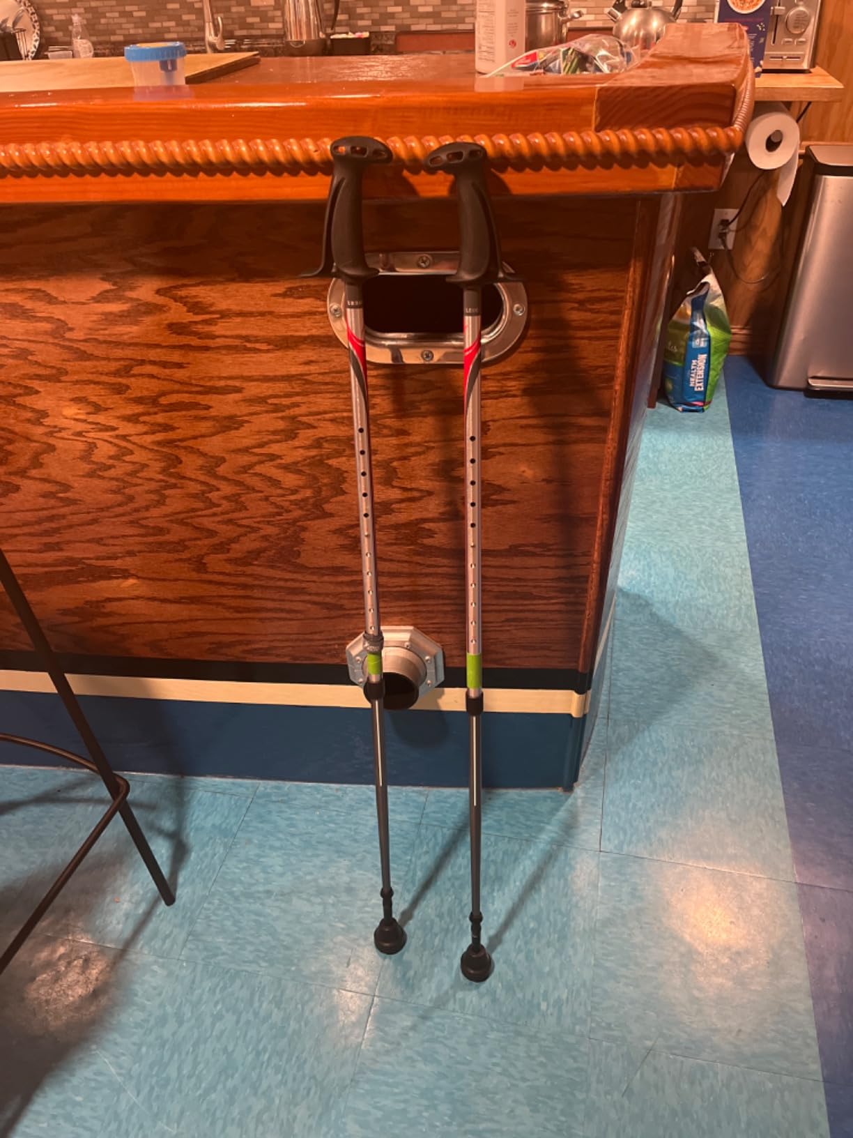 Urban Poling ACTIVATOR Walking Poles for Balance and Rehabilitation - 1 Pair - Ergonomic CoreGrip Handles - Adjustable, Collapsible, and Lightweight for Stability and Recovery customer photo 1