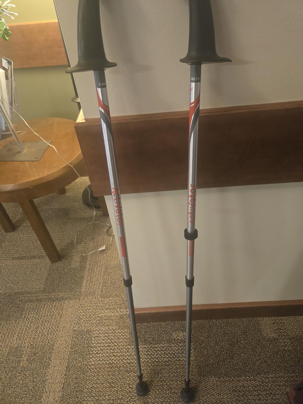 Urban Poling ACTIVATOR Walking Poles for Balance and Rehabilitation - 1 Pair - Ergonomic CoreGrip Handles - Adjustable, Collapsible, and Lightweight for Stability and Recovery customer photo 2
