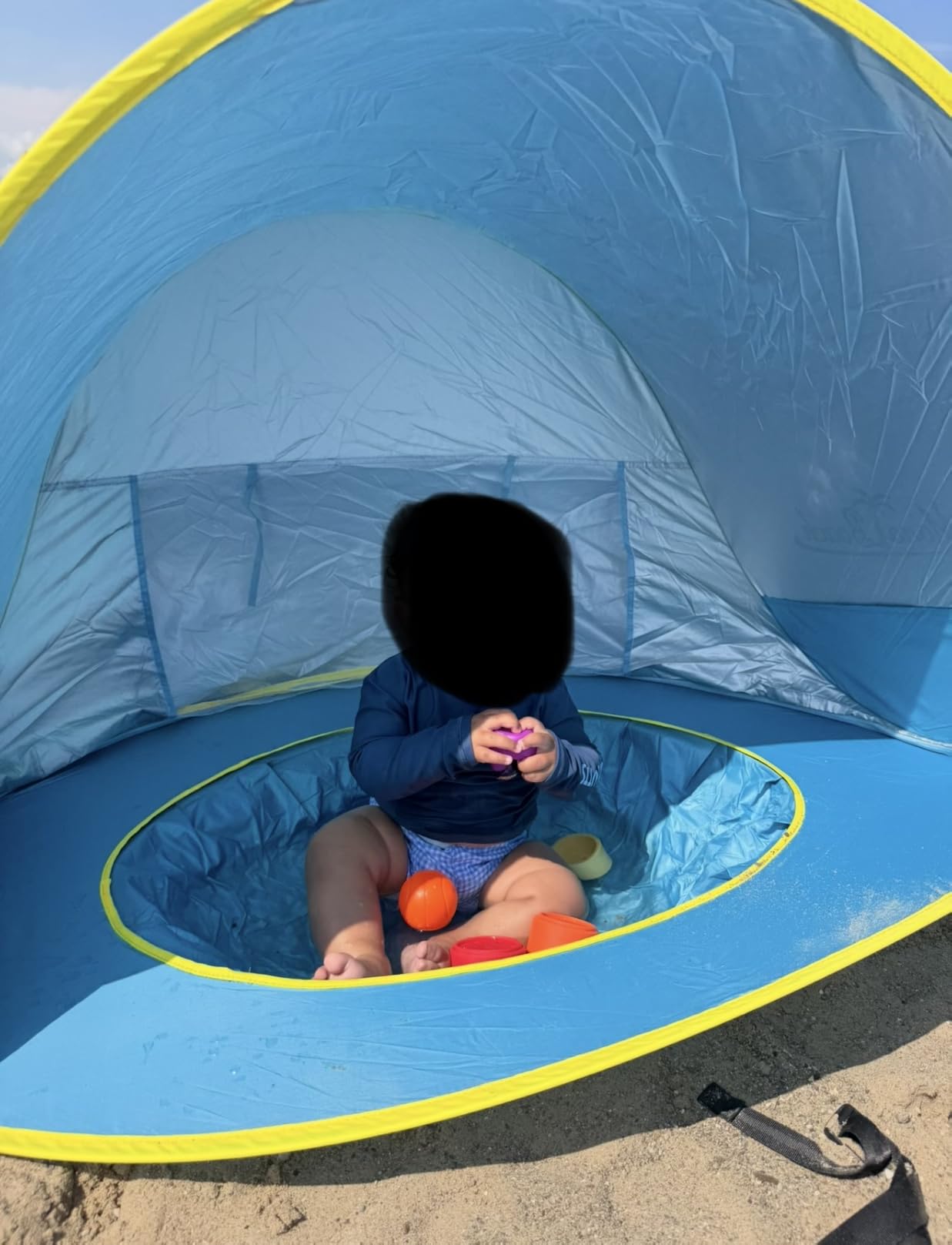 Baby Beach Tent Pop Up Portable Shade Pool UV Protection Sun Shelter for Infant customer photo 1